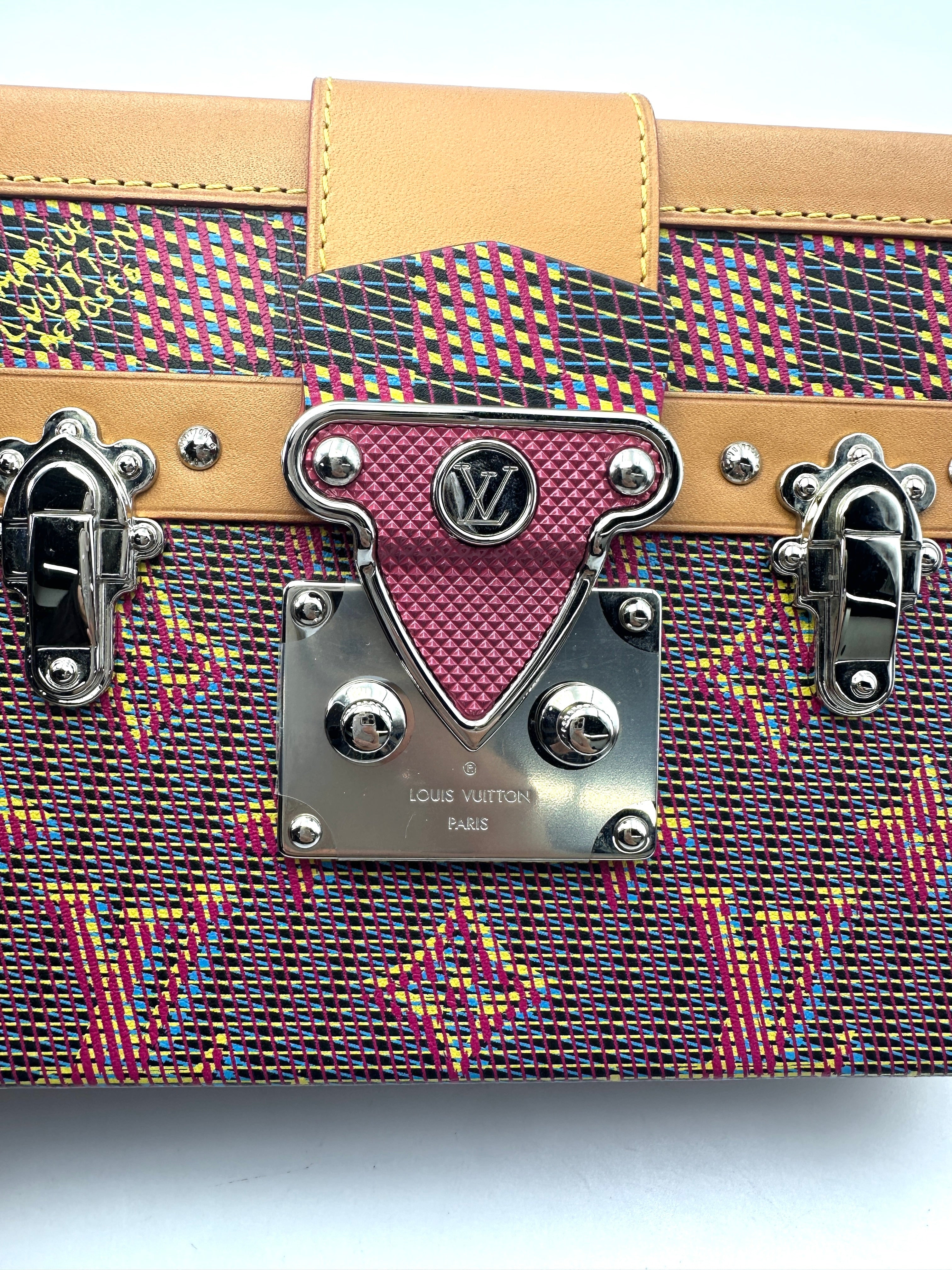Louis Vuitton Petite Malle LV Pop Red Monogram Damier Shoulder Bag LV2116