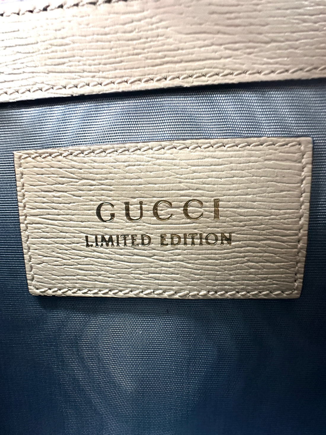 Gucci Sylvie Valentine's Day Limited Edition Hearts And Stars Print Leather Small Size Handle Bag GG755