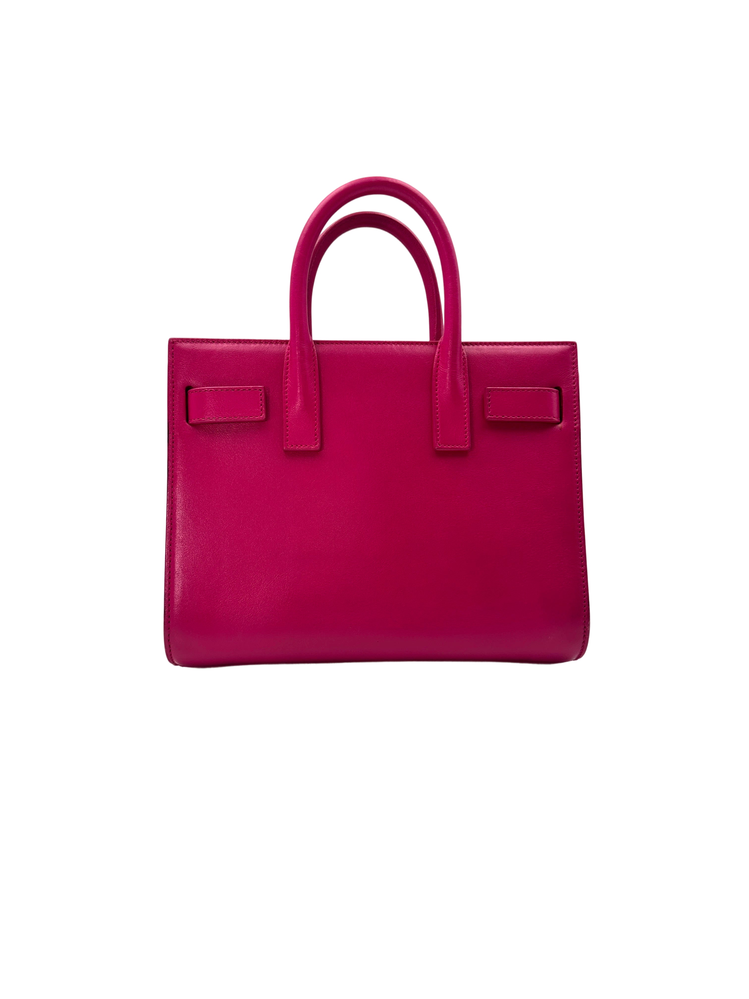 Saint Laurent Sac De Jour Pink Calfskin Handle Bag SL172