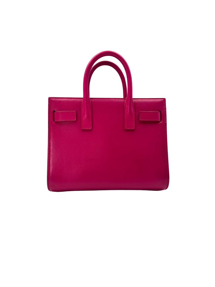 Saint Laurent Sac De Jour Pink Calfskin Handle Bag SL172