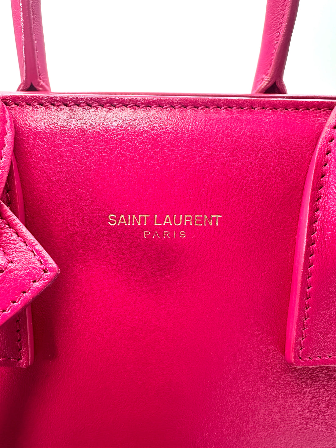 Saint Laurent Sac De Jour Pink Calfskin Handle Bag SL172