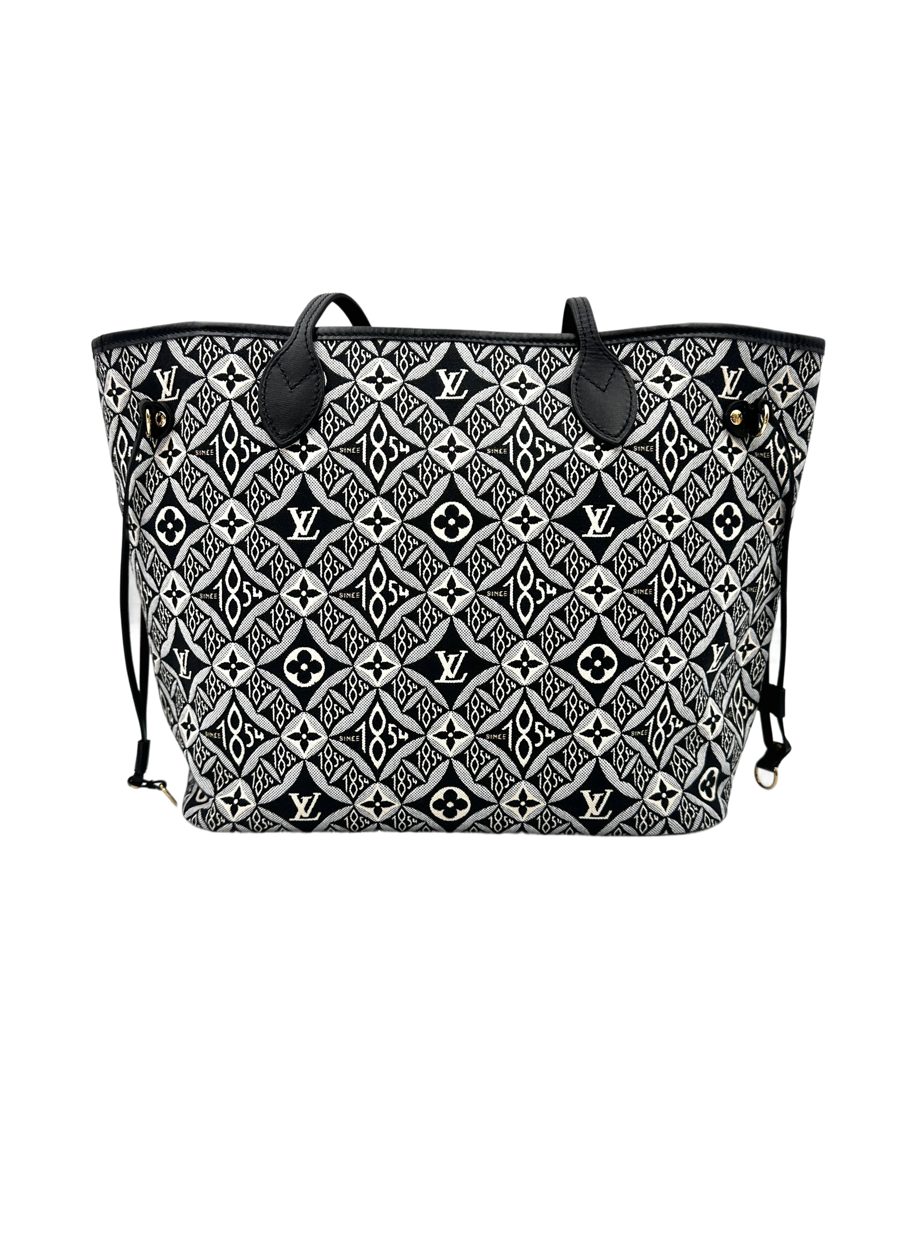 Louis Vuitton "Since 1854" Neverfull Jacquard Tote Bag With Pouch LV2127