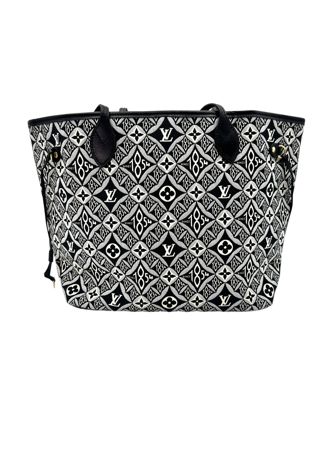 Louis Vuitton "Since 1854" Neverfull Jacquard Tote Bag With Pouch LV2127