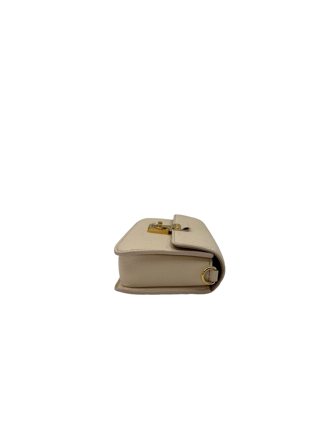 Louis Vuitton White Monogram Empreinte Leather Wallet On Chain Metis LV2122