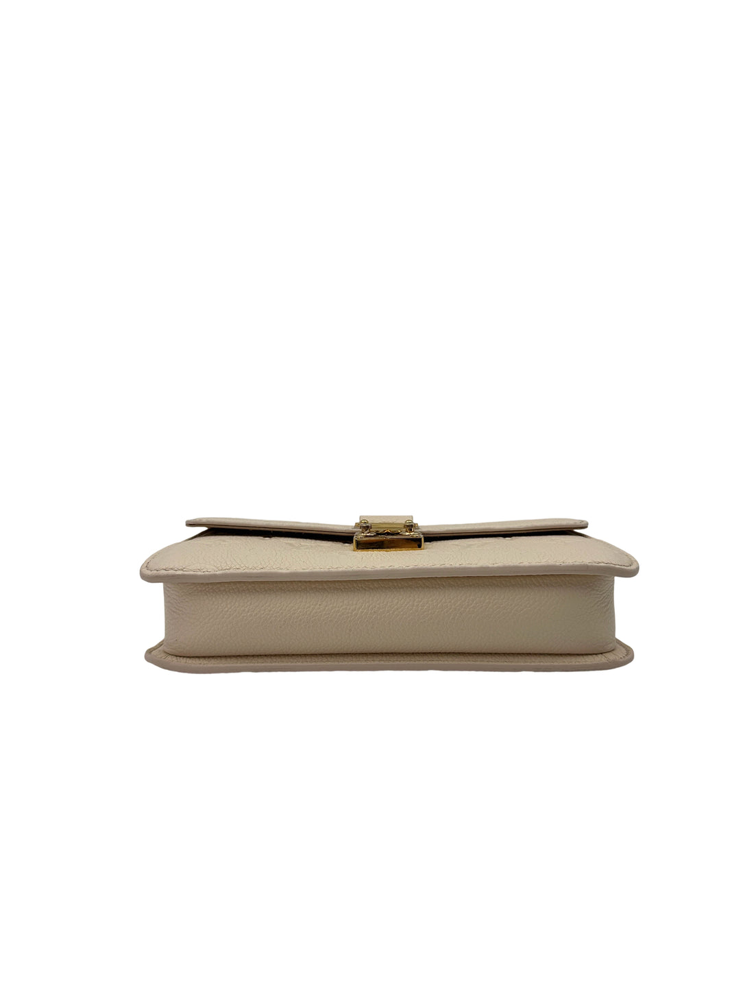 Louis Vuitton White Monogram Empreinte Leather Wallet On Chain Metis LV2122