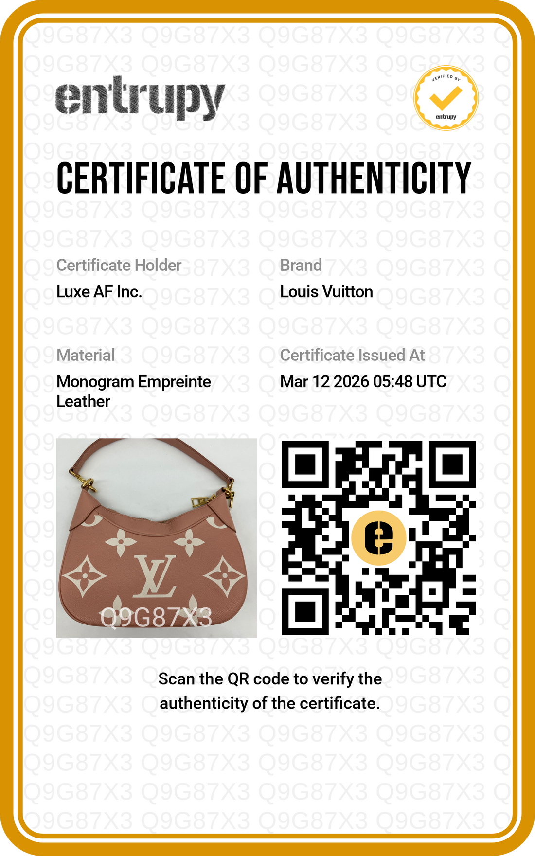 Louis Vuitton Bagatelle Pink/White Bicolor Monogram Empreinte Giant Leather Shoulder Bag IRIS070