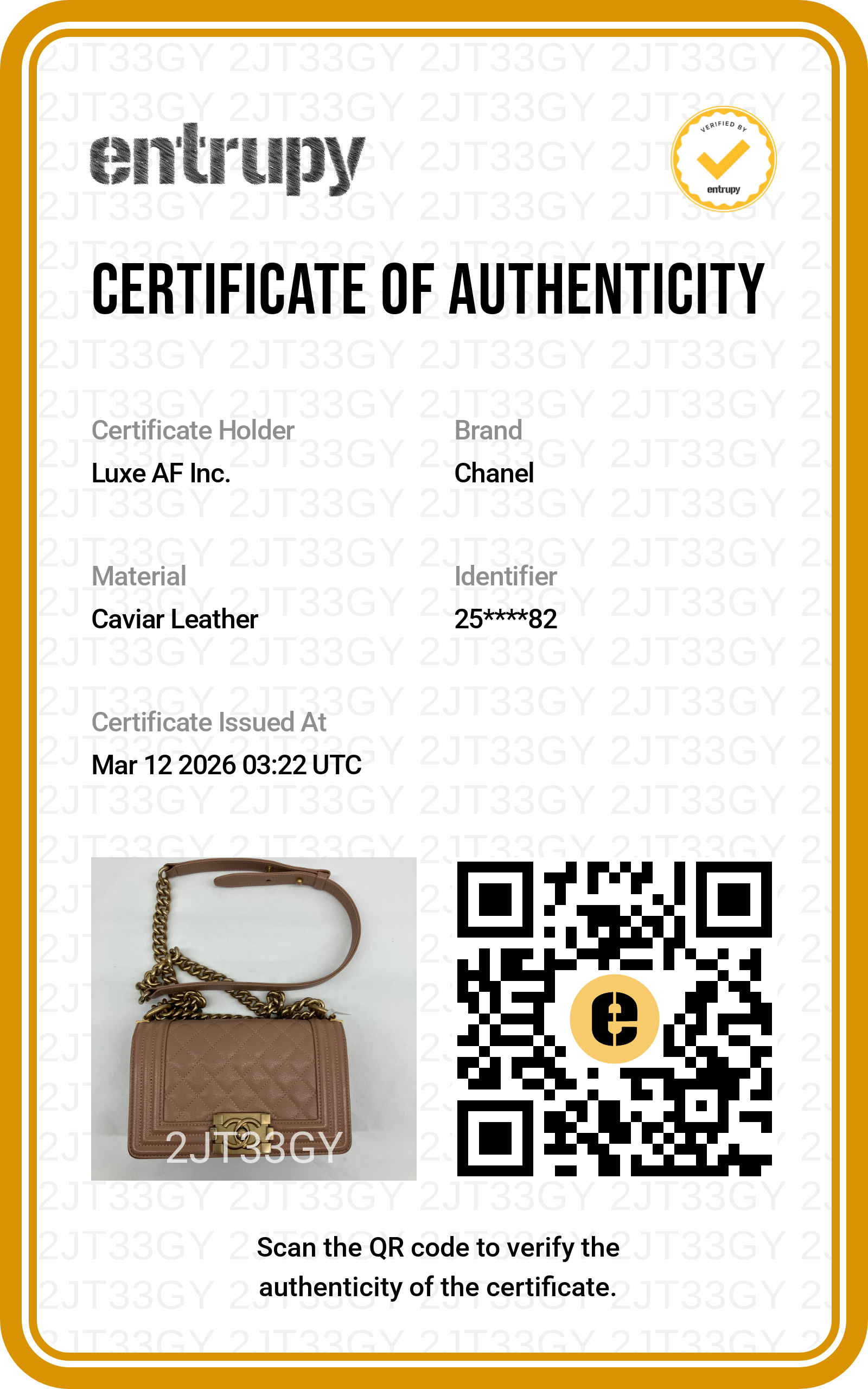 Chanel LeBoy Beige Quilted Leather Small Size Flap Bag With Gold Buckle(25***82) CC1590