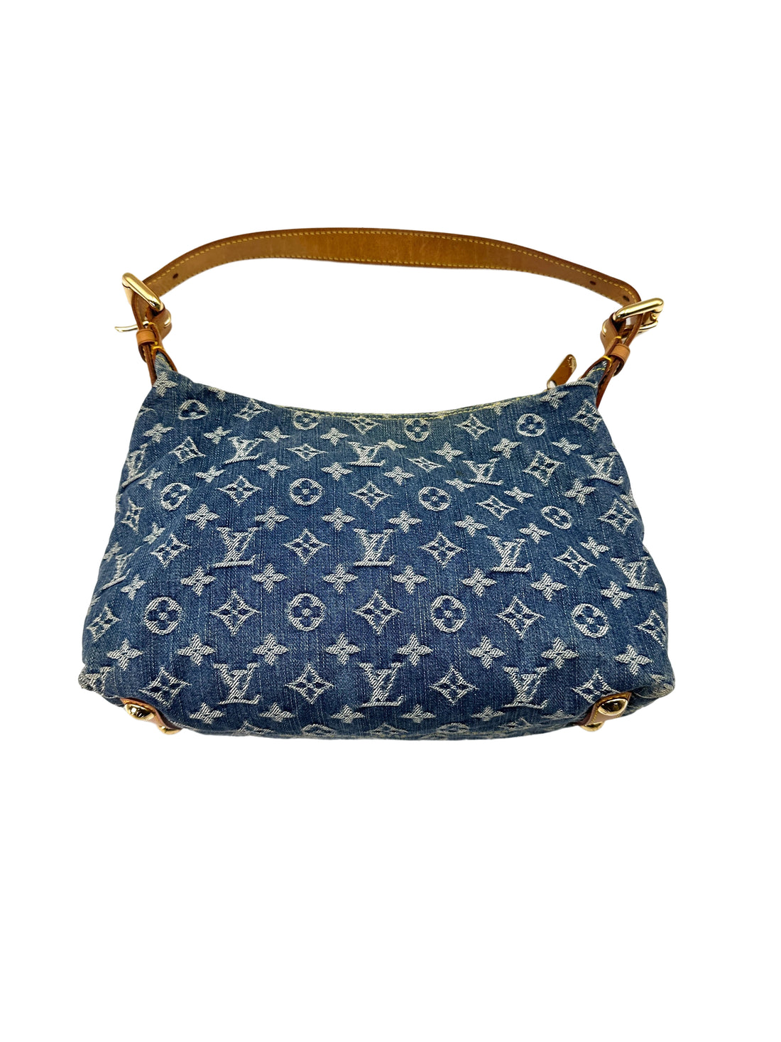 Louis Vuitton Blue Monogram Denim Blue Baggy Shoulder Bag LV2130
