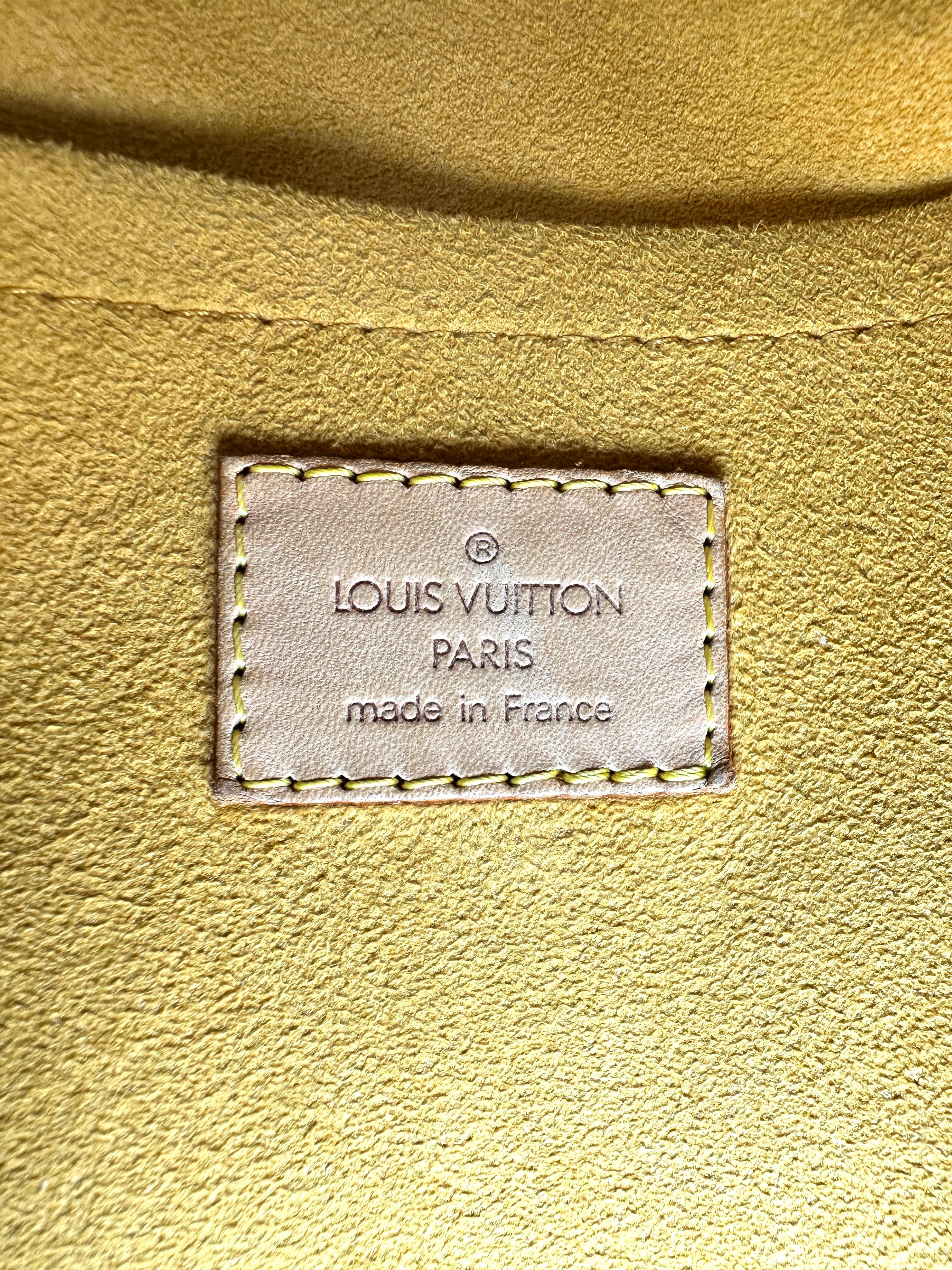 Louis Vuitton Blue Monogram Denim Blue Baggy Shoulder Bag LV2130