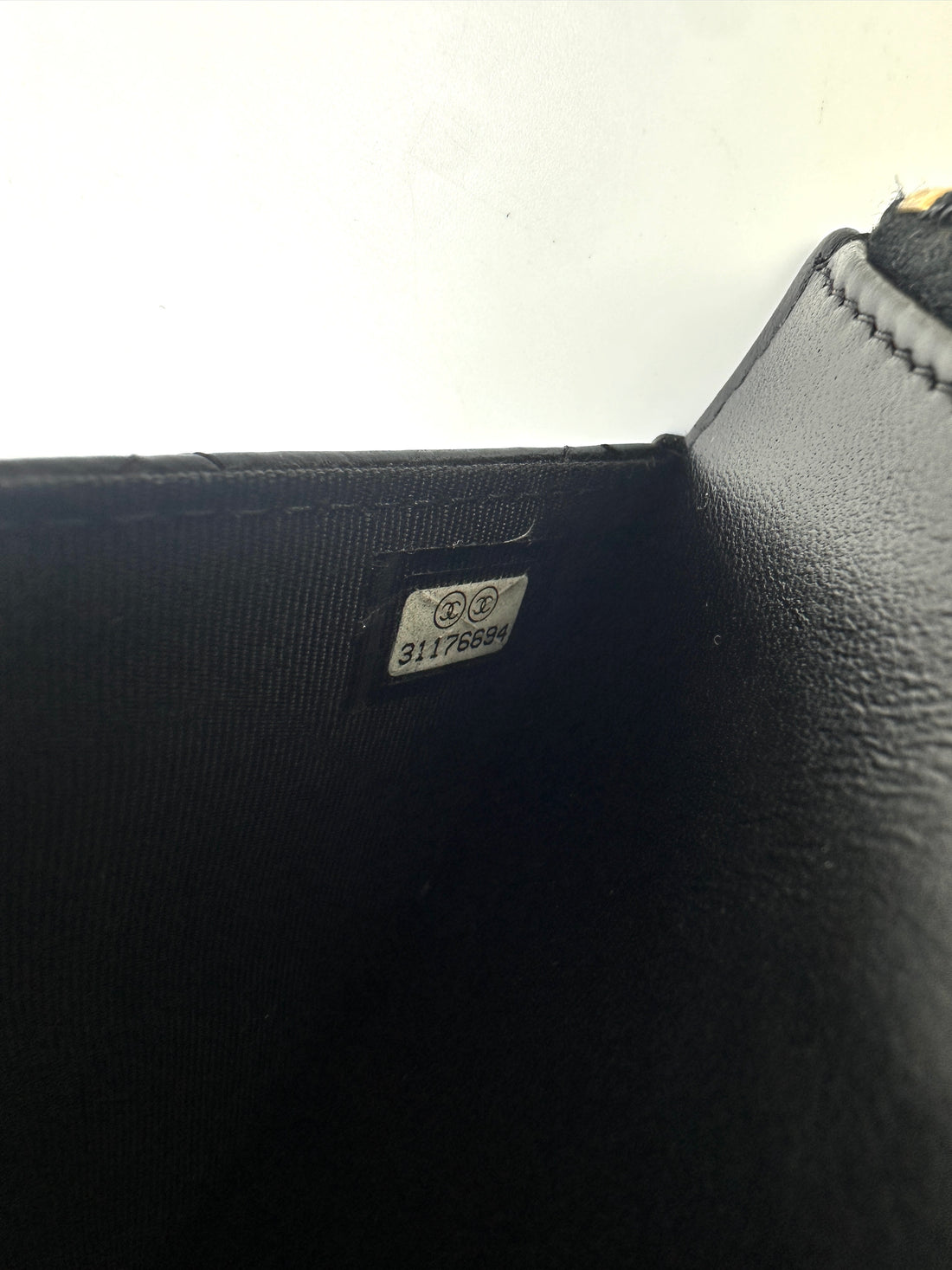 Chanel Black Quilted Lambskin Wallet On Chain With Gold Buckle(31***94) CC1532