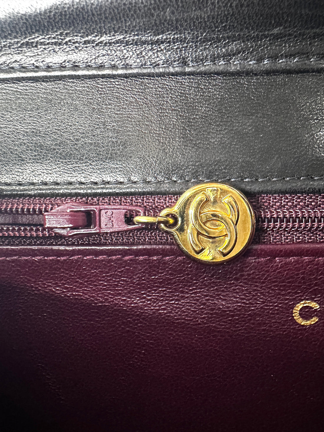 Chanel Black Quilted Leather Flap Bag With Gold Buckle(35***71) CC1535