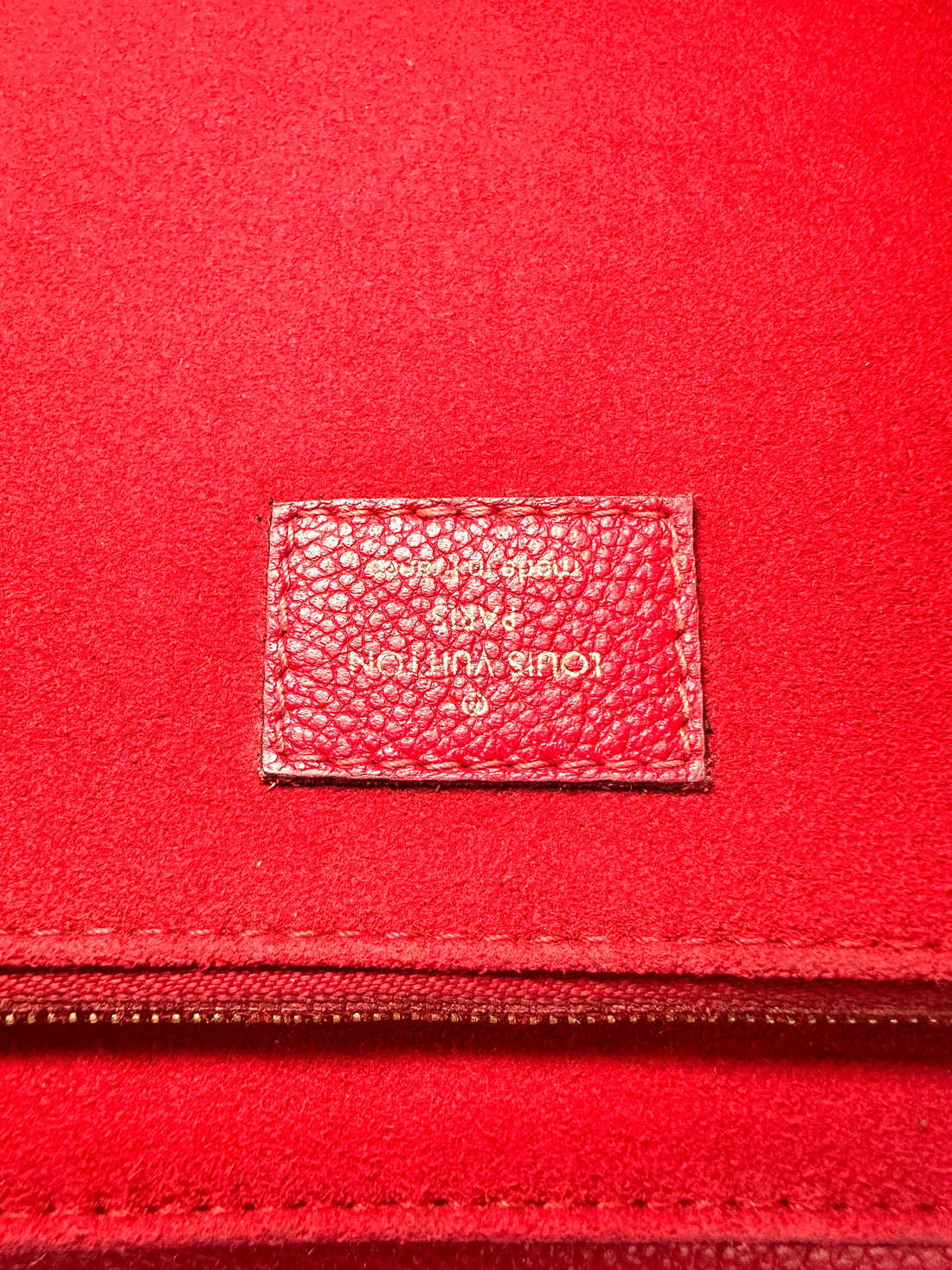 Louis Vuitton Vavin MM Red Monogram Empreinte Leather Chain Shoulder Bag LV2134