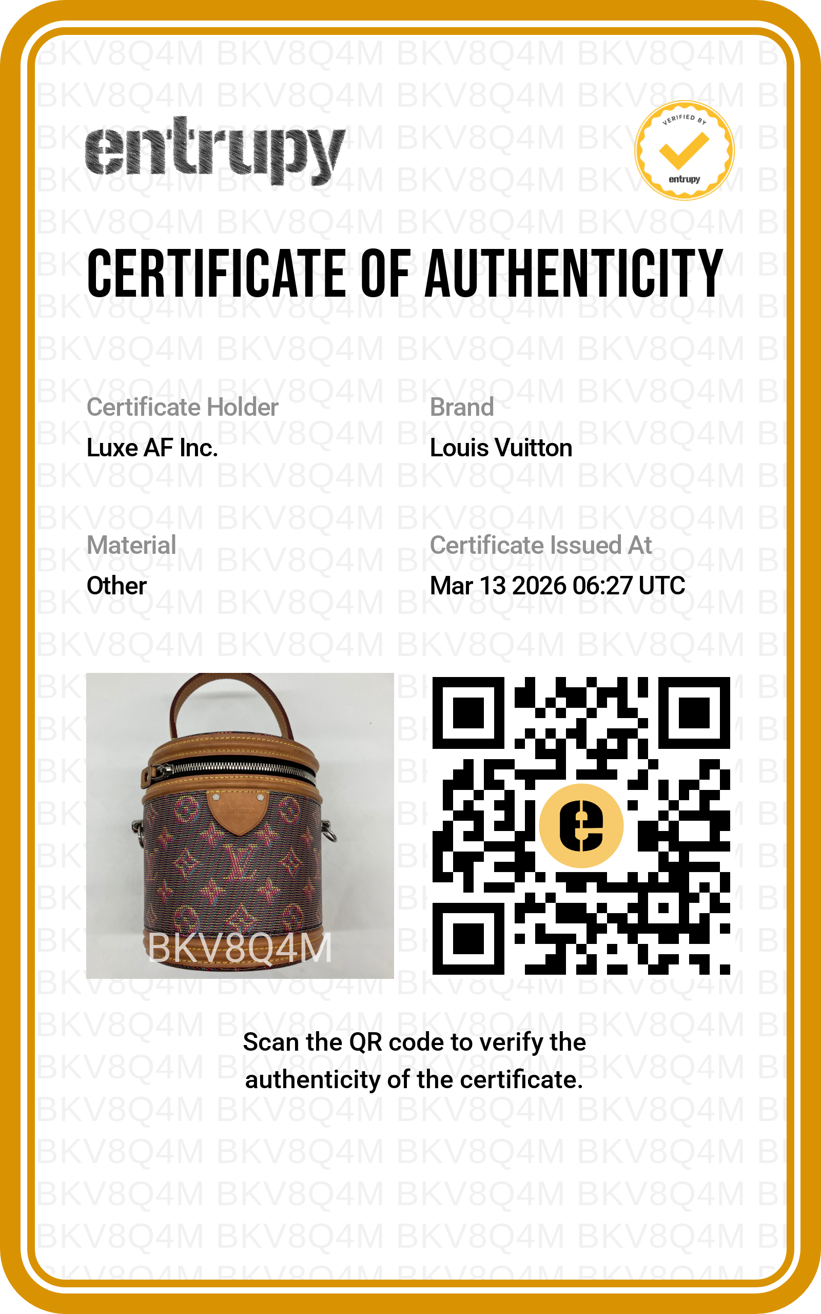 Louis Vuitton Limited Edition LV Pop Monogram Cannes Handle Bag LV2241