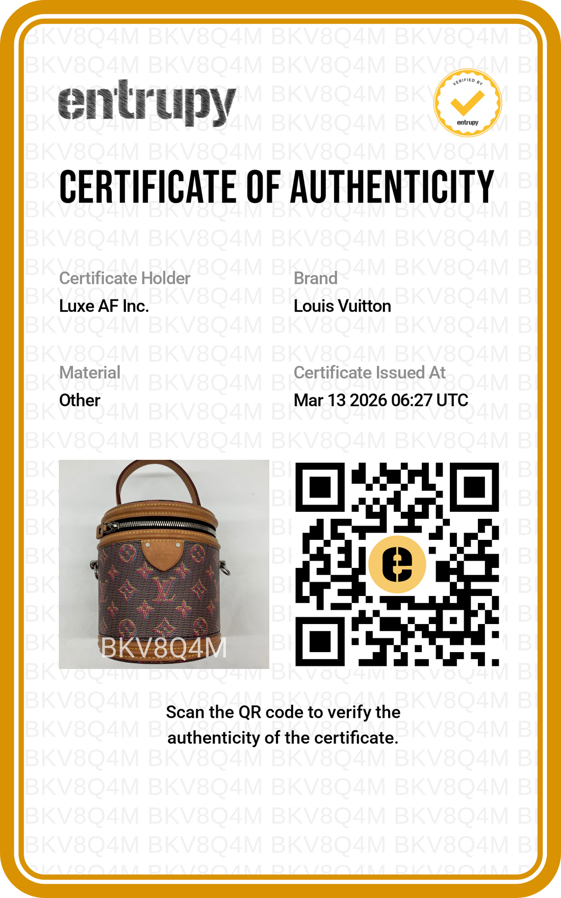 Louis Vuitton Limited Edition LV Pop Monogram Cannes Handle Bag LV2241