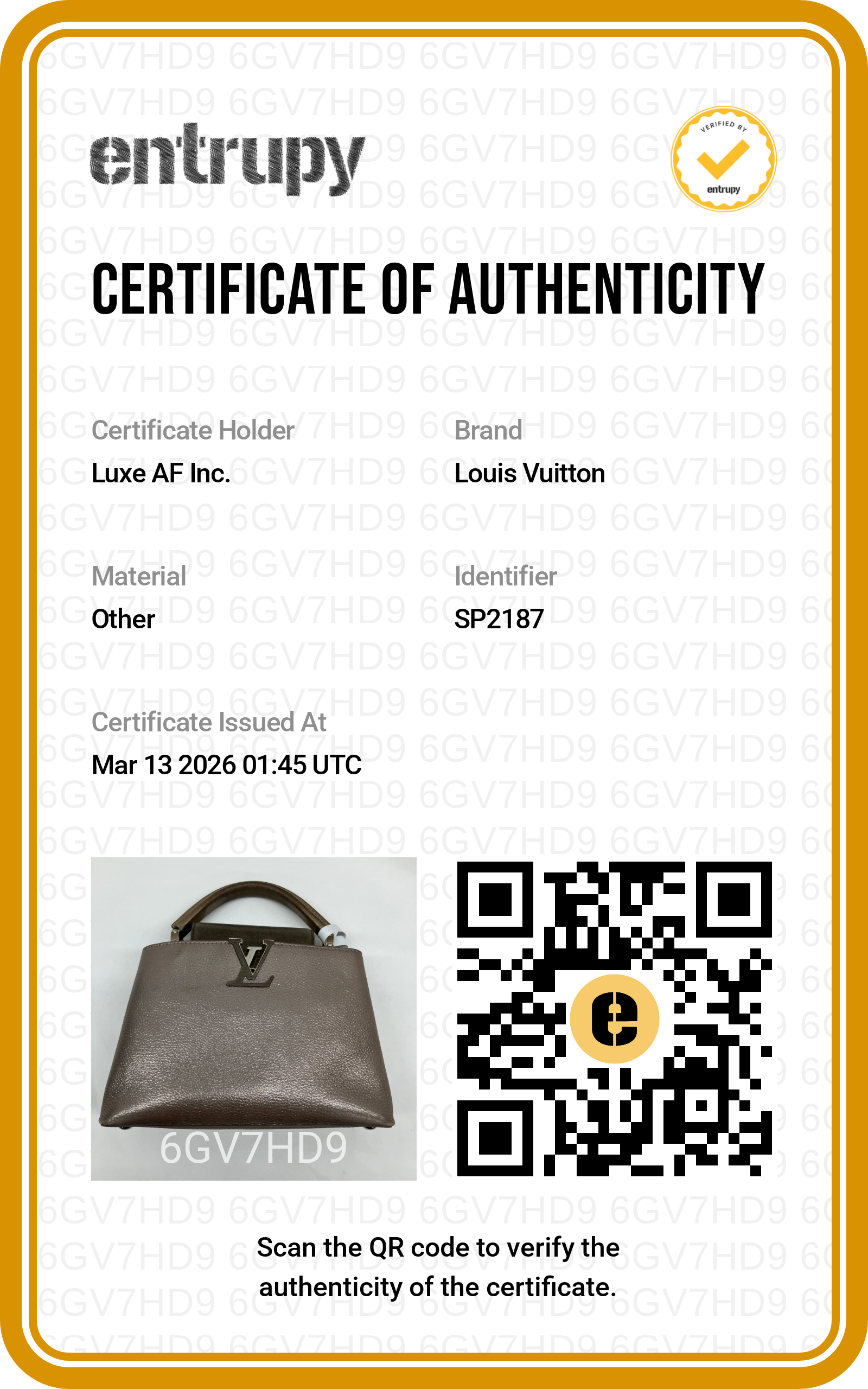 Louis Vuitton Capucines Grey Leather Top Handle Bag LV2288