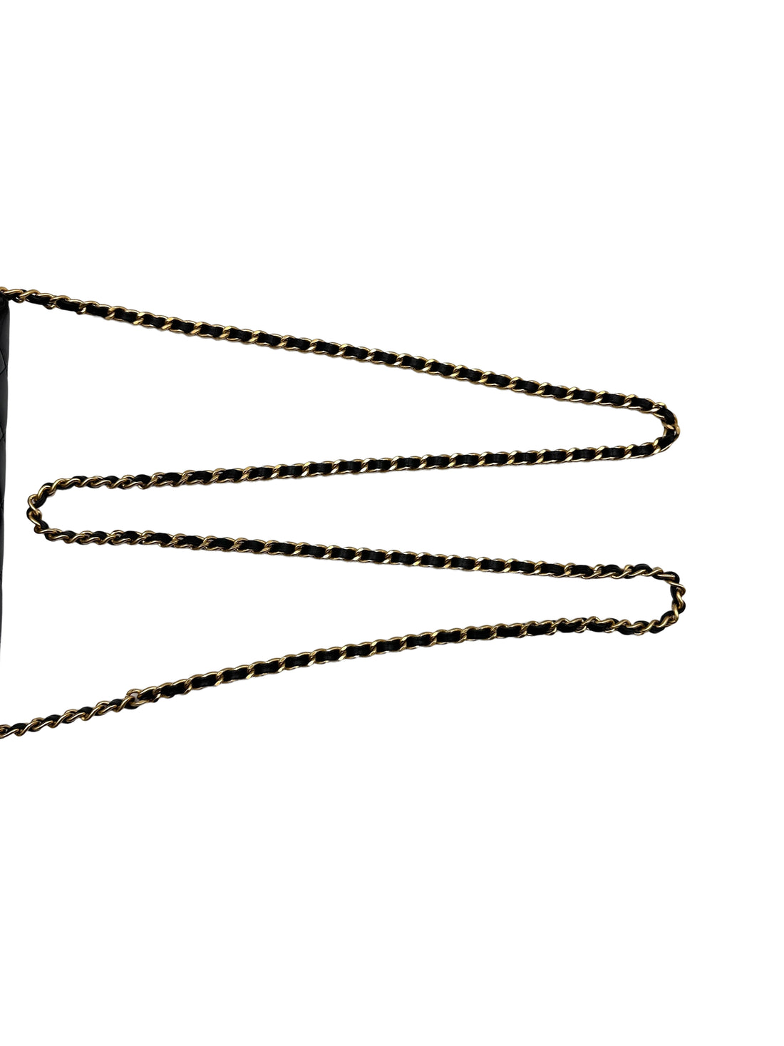 Chanel 2.55 Reissue Lucky Charms Black Quilted Leather Wallet On Chain With Gold Hardware(24***51) IRIS073