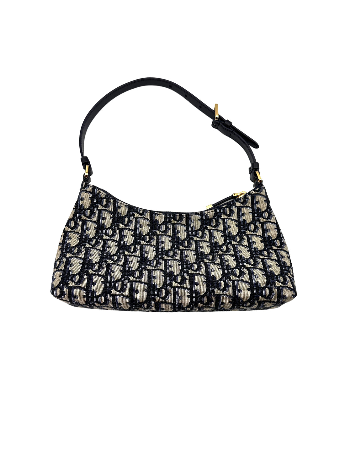 Christian Dior 30 Montaigne Cigale Blue Oblique Jacquard Shoulder Bag DRP260417