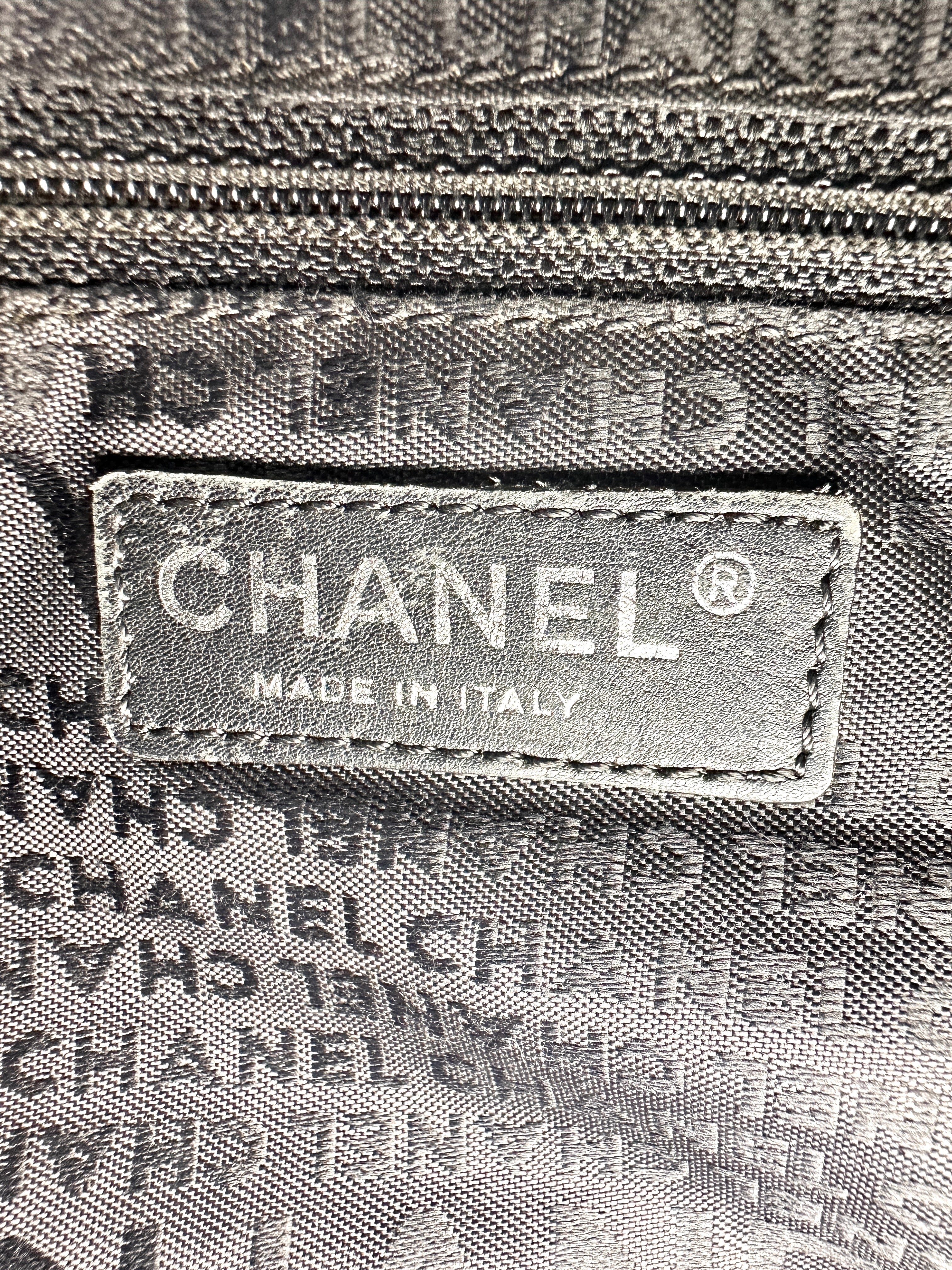 Chanel LAX Square Black Quilted Calfskin Bowler Bag(10***32) CC1542