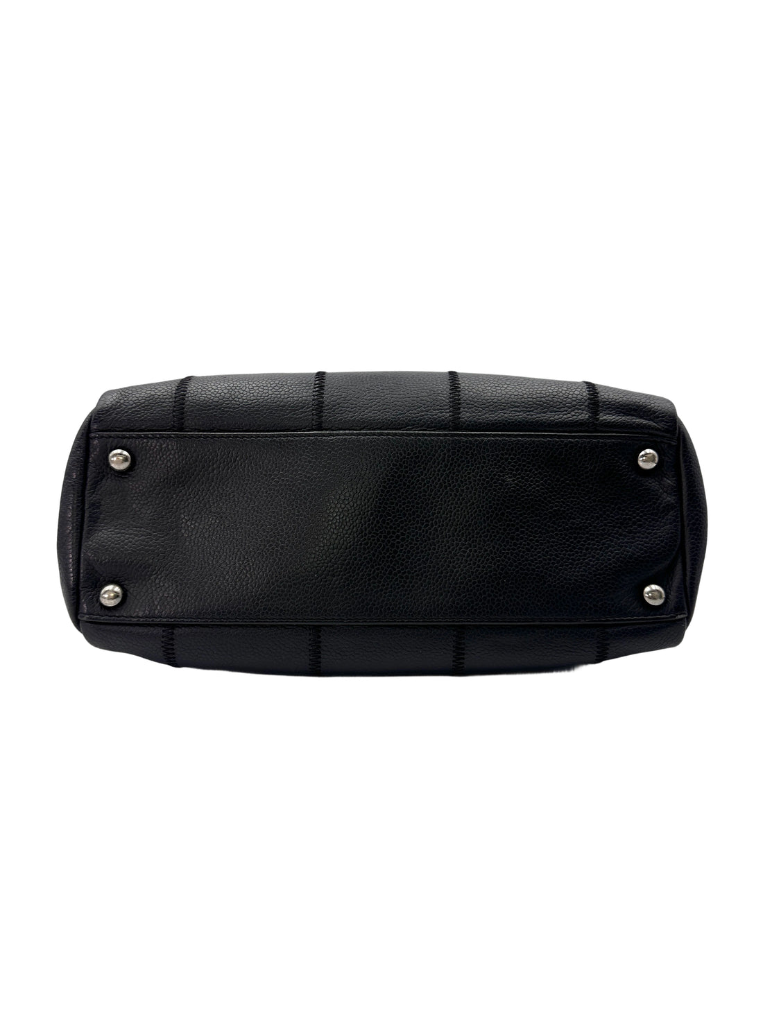 Chanel LAX Square Black Quilted Calfskin Bowler Bag(10***32) CC1542