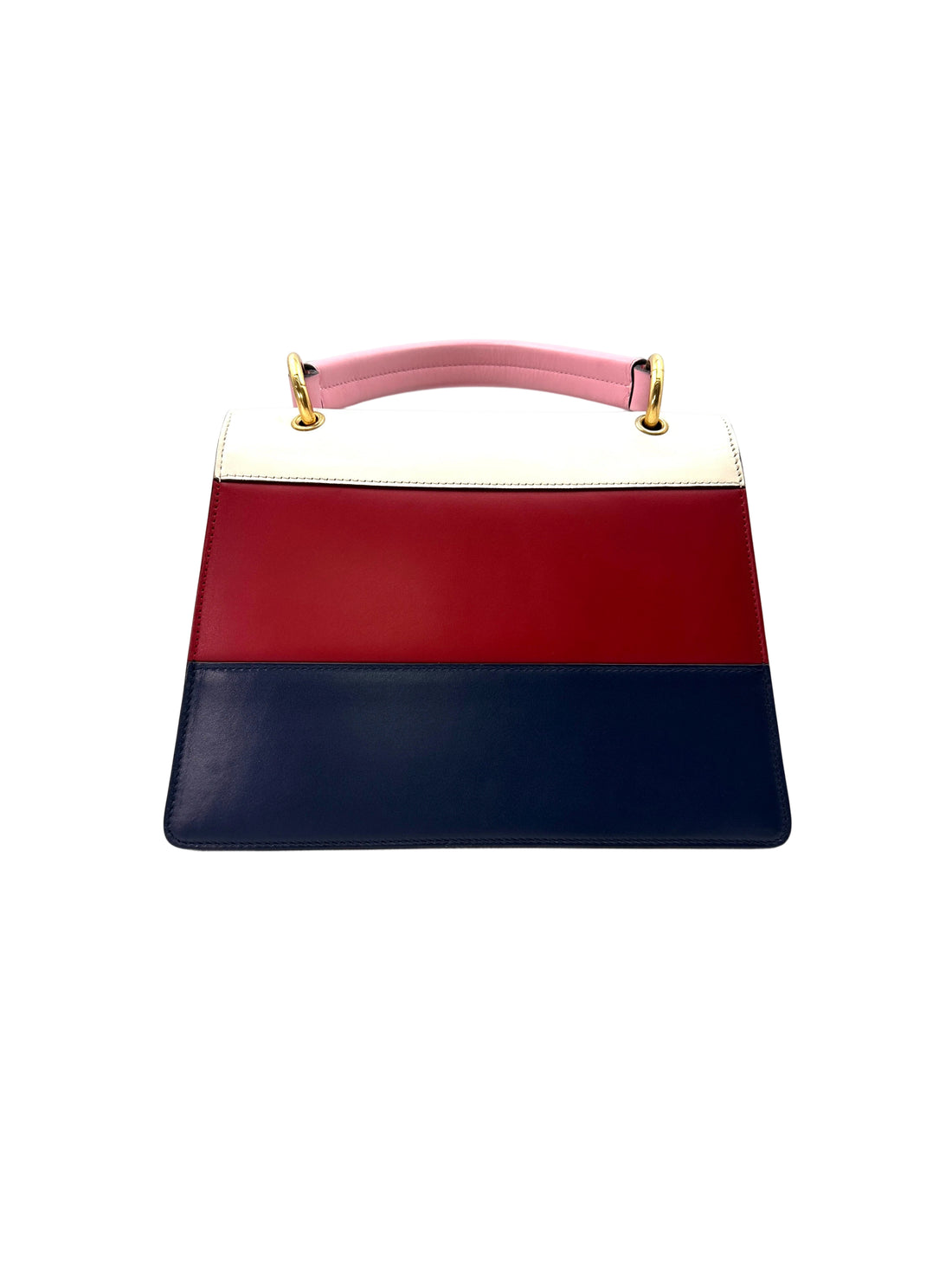 Gucci Queen Margaret Bee Multicolor Leather Top Handle Bag GG761