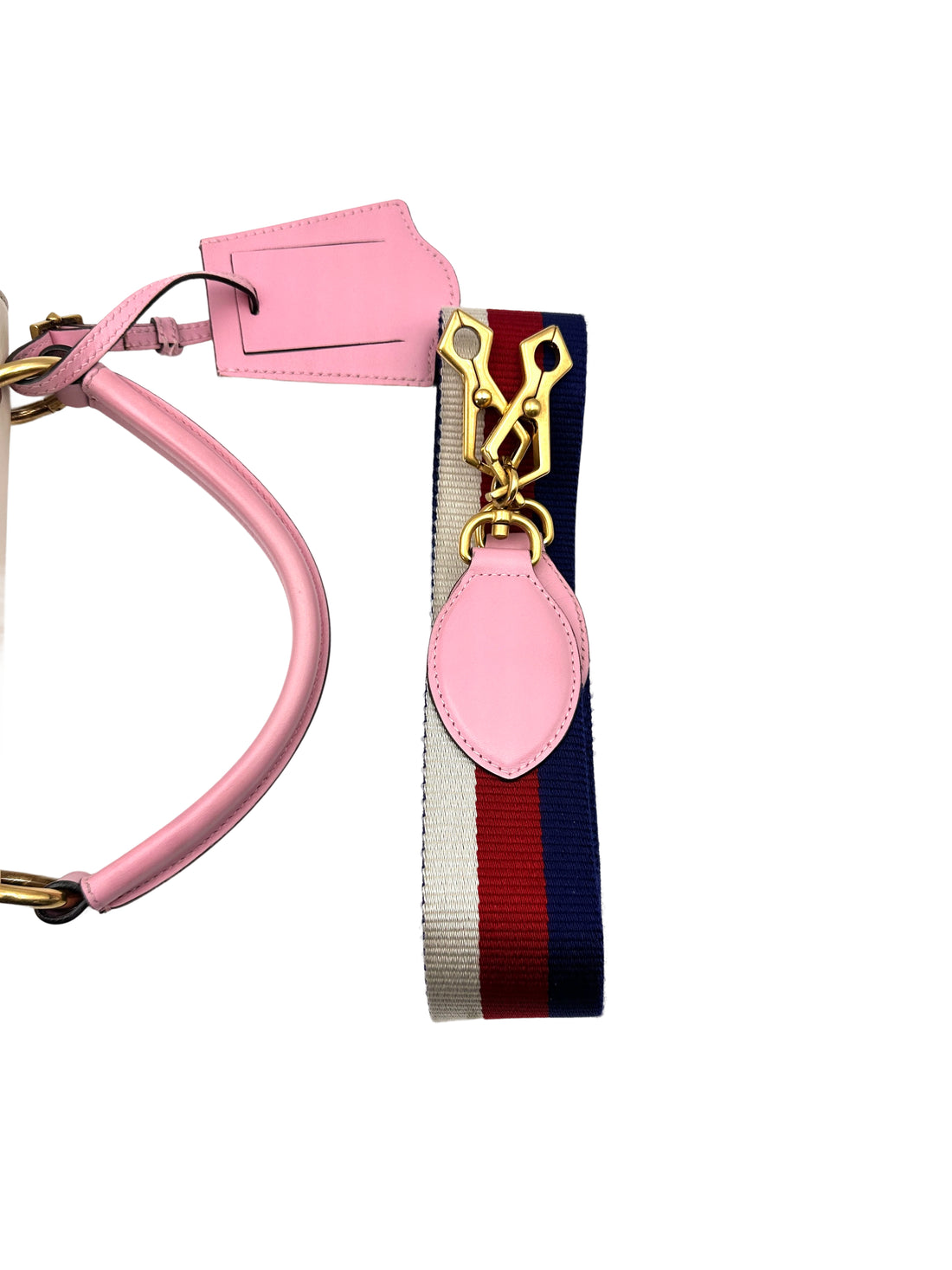 Gucci Queen Margaret Bee Multicolor Leather Top Handle Bag GG761