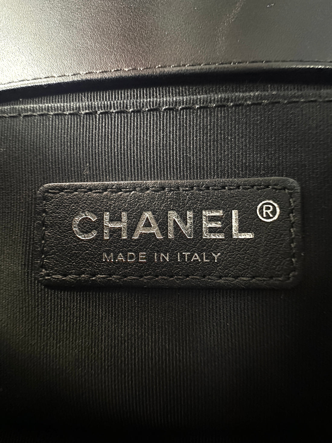 Chanel LeBoy Black Quilted Tweed With Pearl Embellished Leather Flap Bag With Silver Buckle(26***59) CC1541