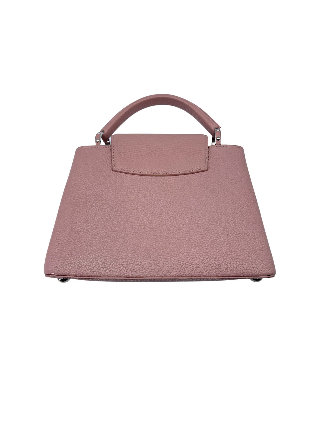 Louis Vuitton Capucines BB Mechanical Flowers Pink Leather Top Handle Bag LV2146