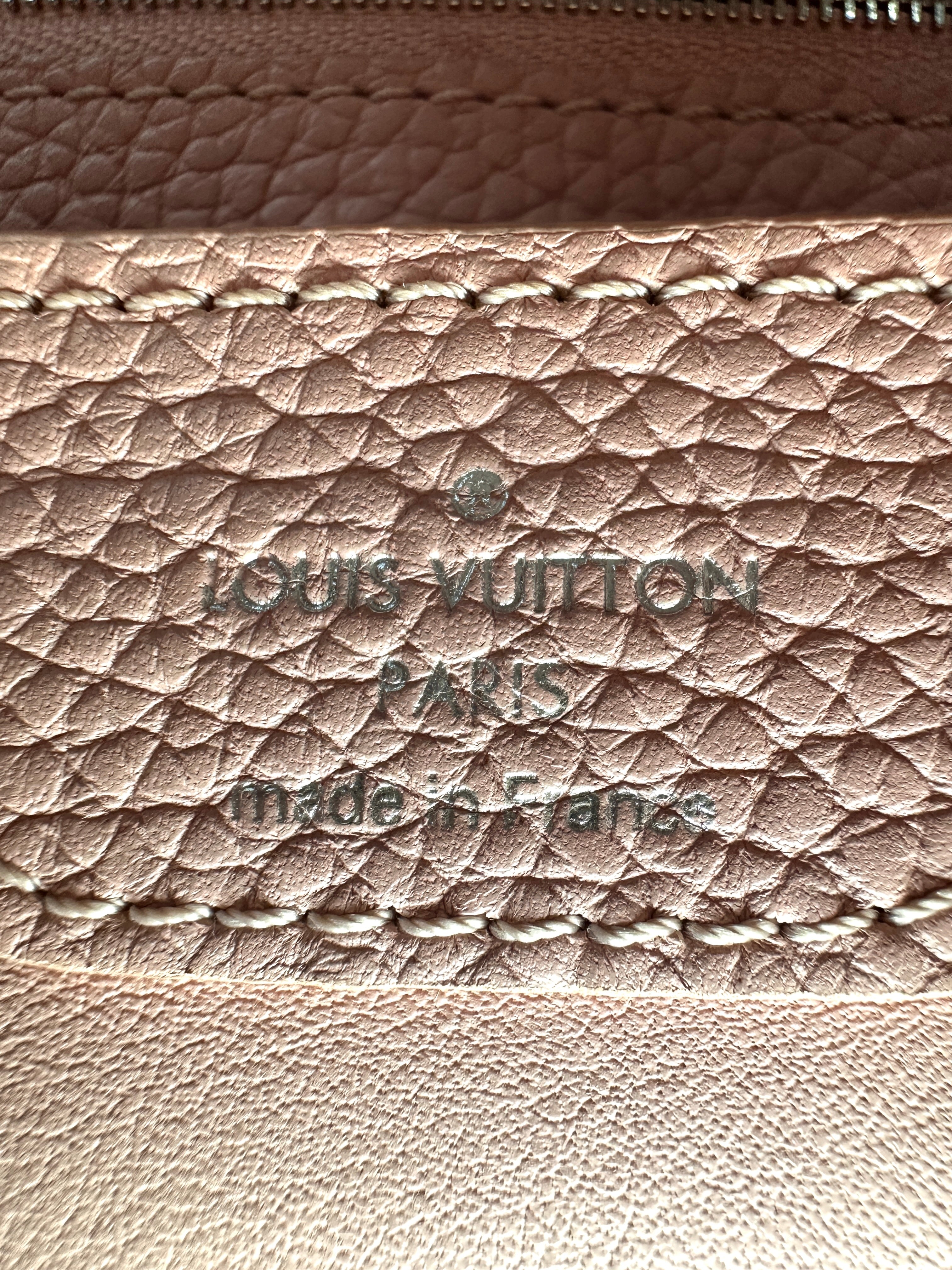 Louis Vuitton Capucines BB Mechanical Flowers Pink Leather Top Handle Bag LV2146