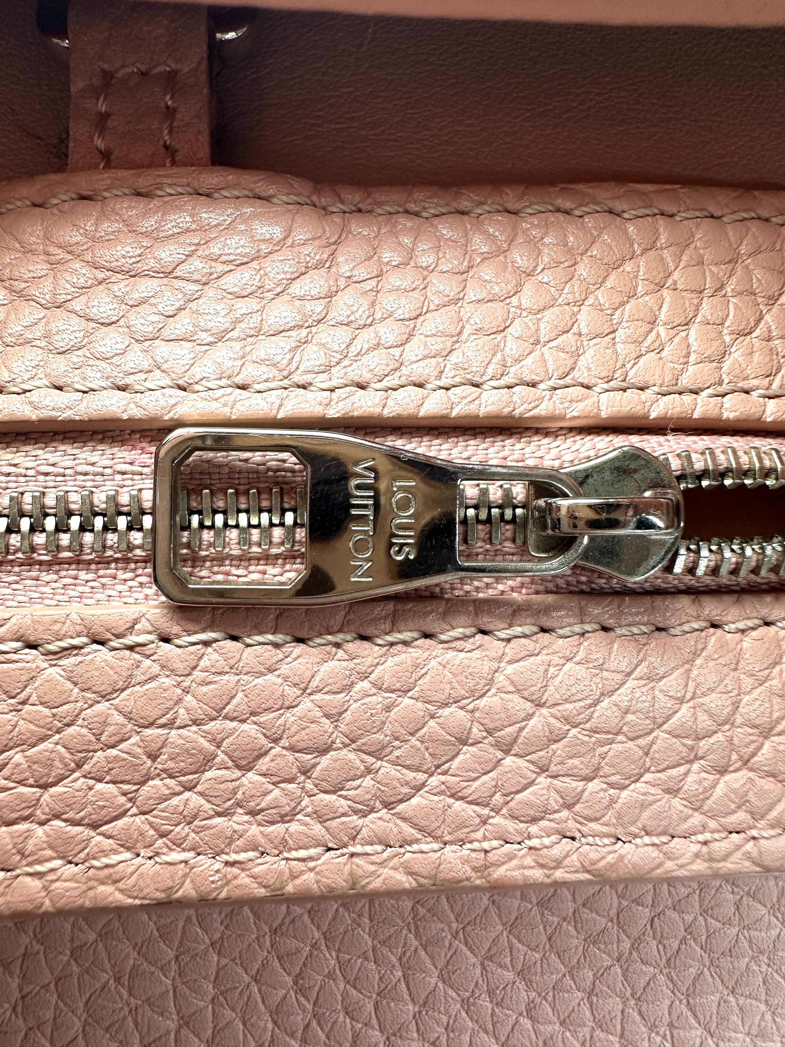 Louis Vuitton Capucines BB Mechanical Flowers Pink Leather Top Handle Bag LV2146