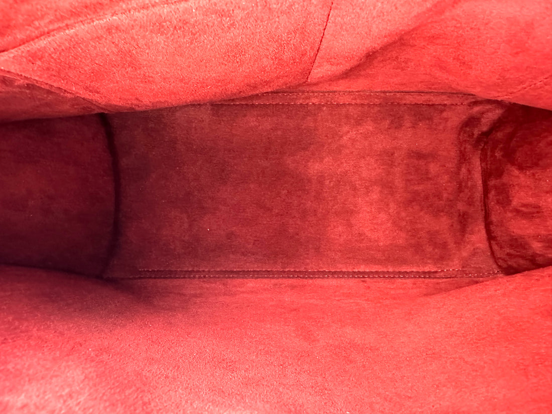Louis Vuitton Lockmeto Red Calfskin Tote Handle Bag LV2148