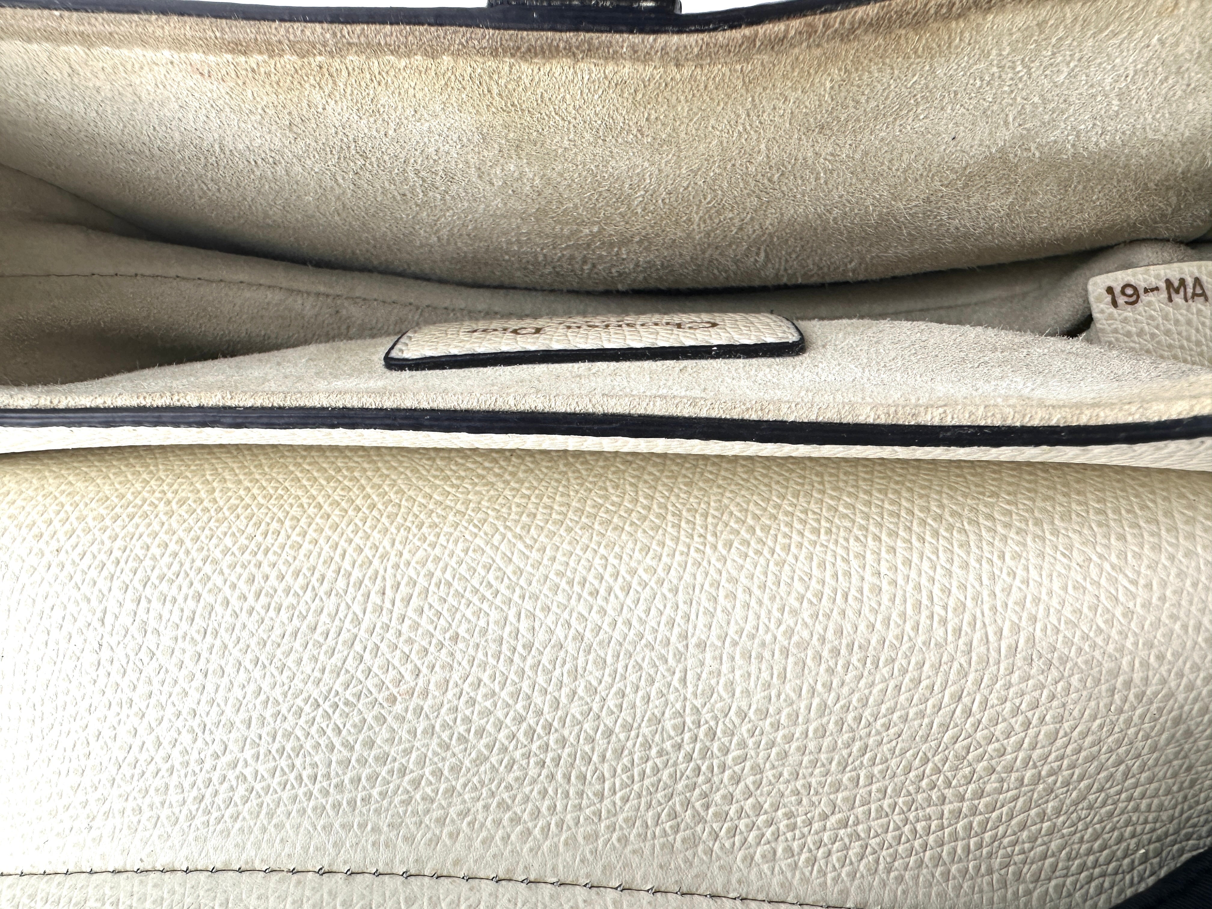 Christian Dior White Leather Small Size Saddle Bag DR557