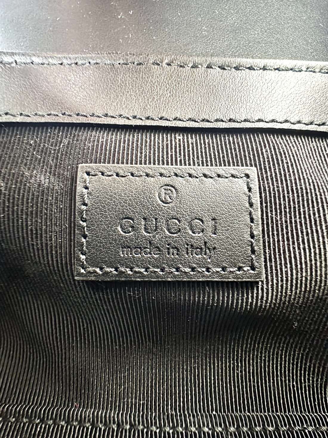 Gucci GG Marmont Black/Gold Tweed Mini Shoulder Bag GG757