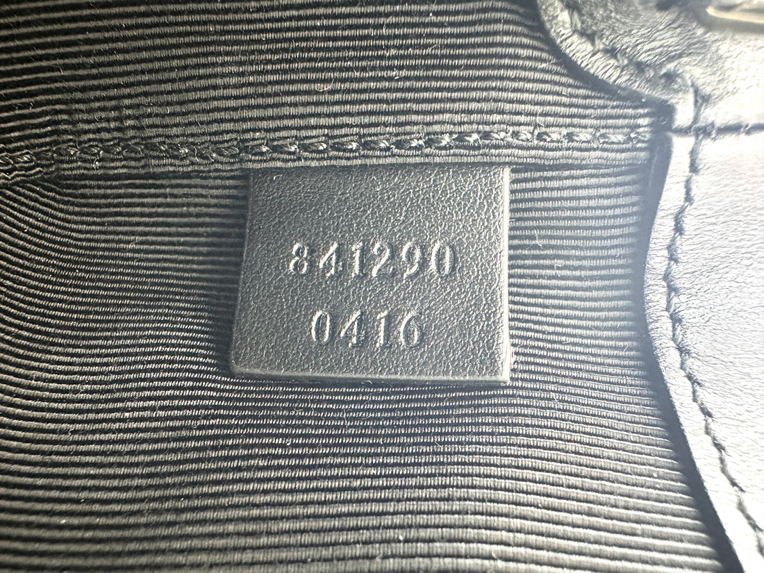 Gucci GG Marmont Black/Gold Tweed Mini Shoulder Bag GG757