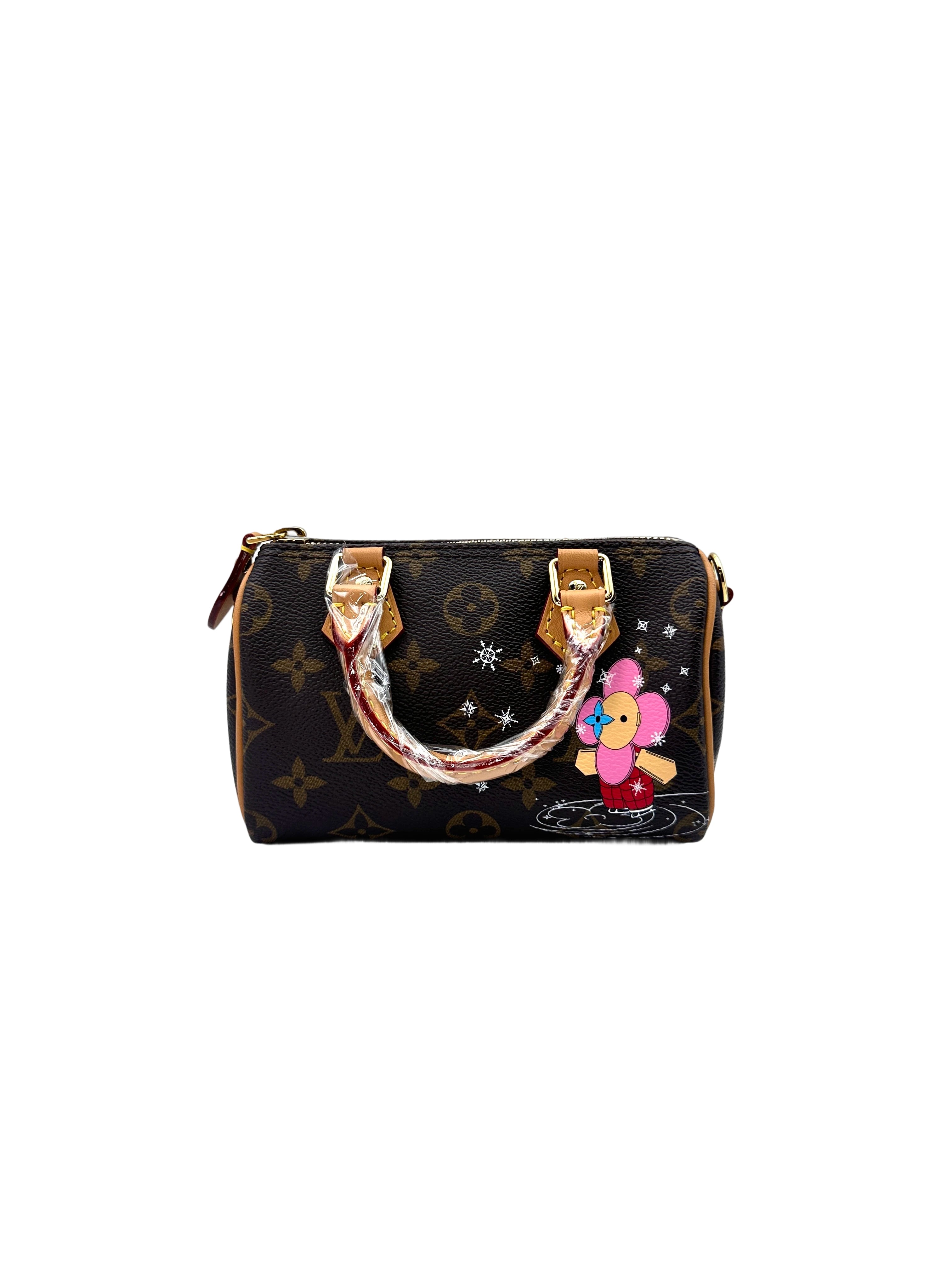 Louis Vuitton Vivienne Holiday Nano Speedy Monogram Handle Bag LV2152