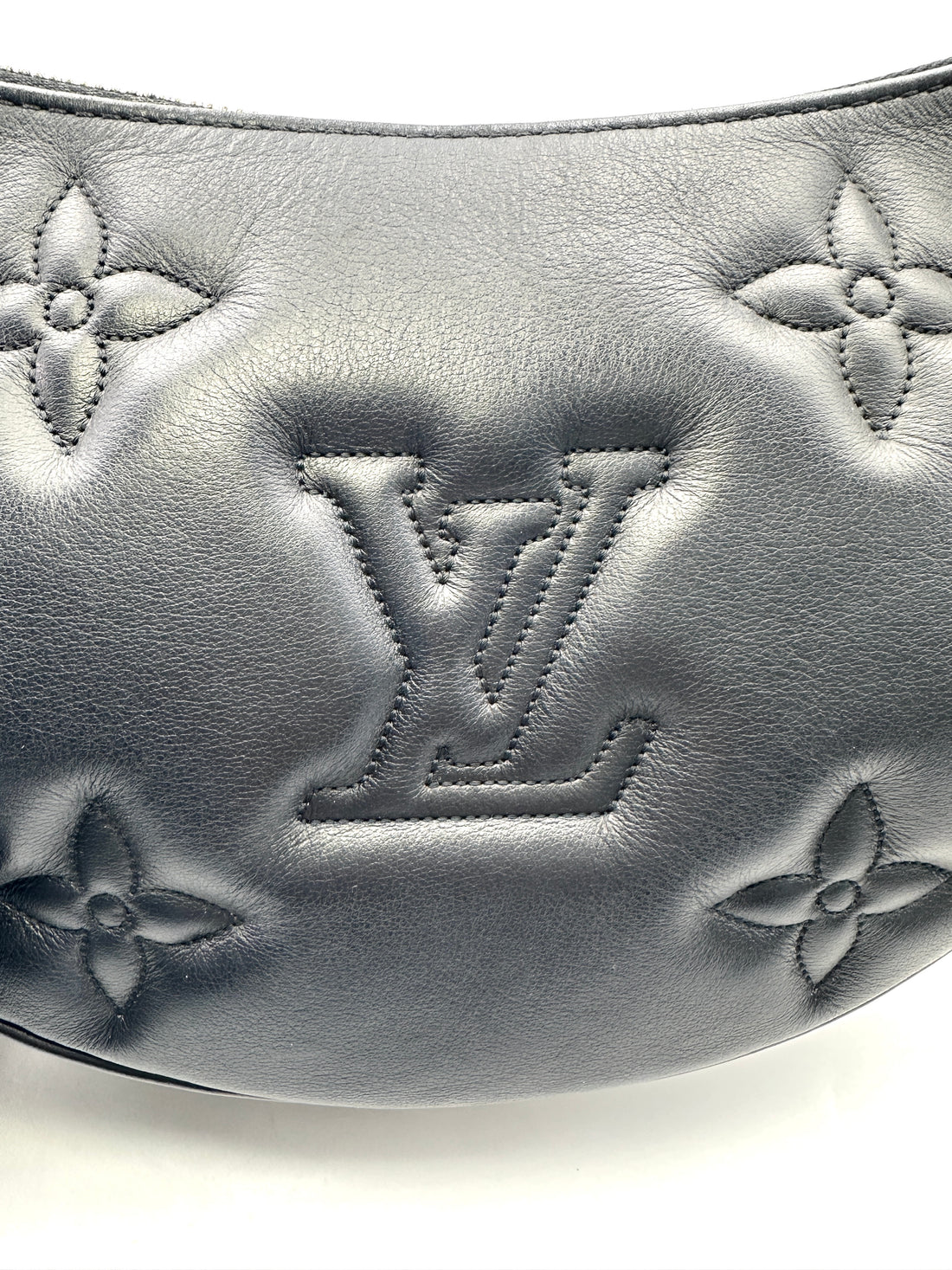 Louis Vuitton Over The Moon Black Bubblegram Quilted Leather Shoulder Bag LV2155