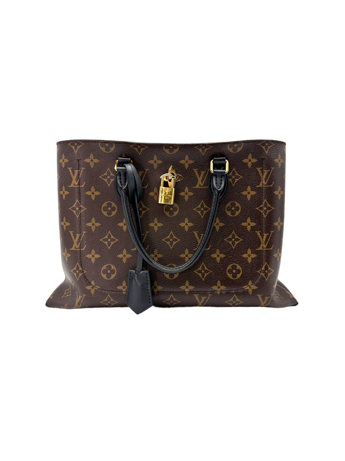 Louis Vuitton Monogram Canvas Flower Tote Handle Bag LV2156