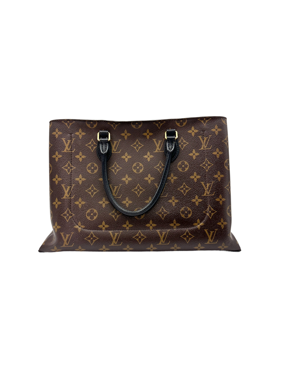 Louis Vuitton Monogram Canvas Flower Tote Handle Bag LV2156