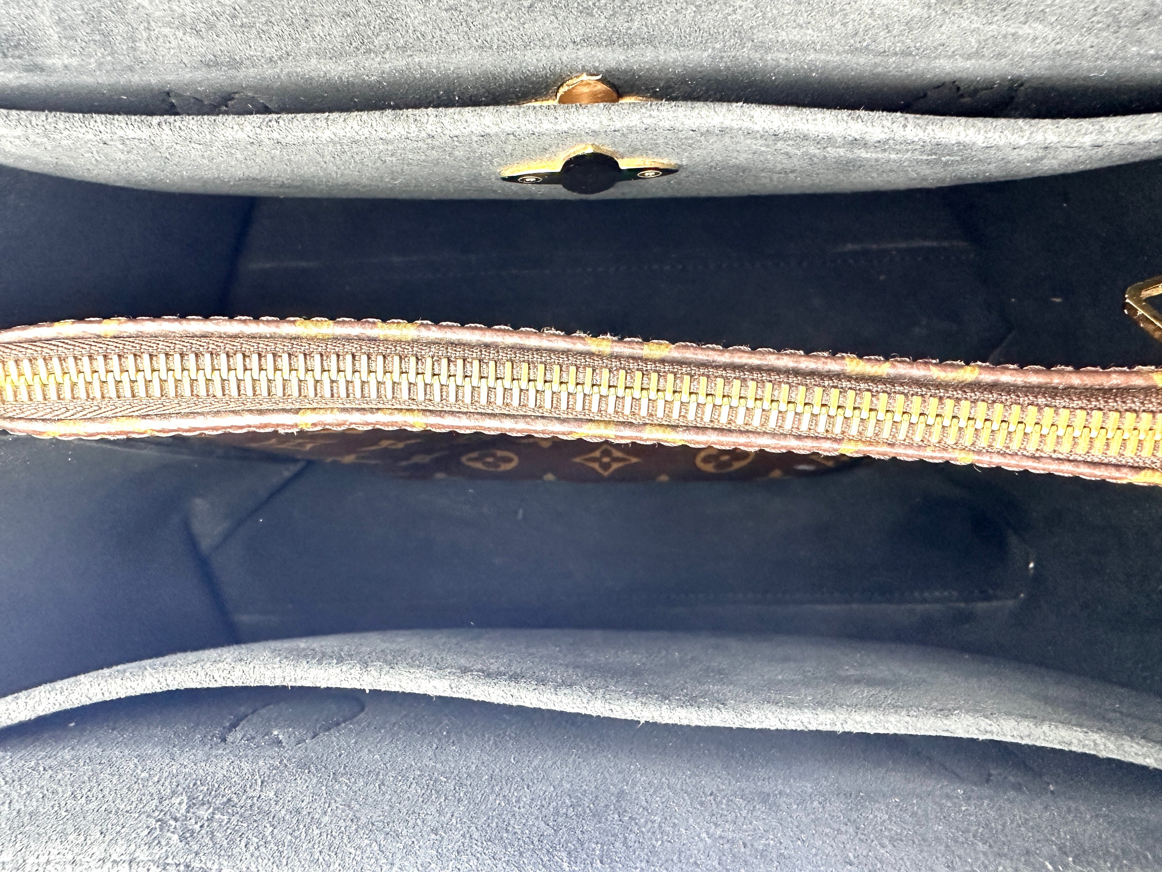 Louis Vuitton Monogram Canvas Flower Tote Handle Bag LV2156