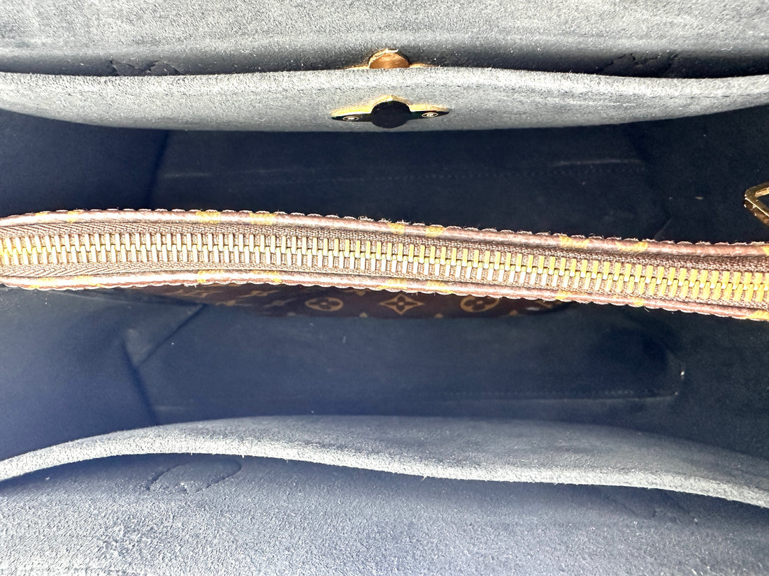 Louis Vuitton Monogram Canvas Flower Tote Handle Bag LV2156