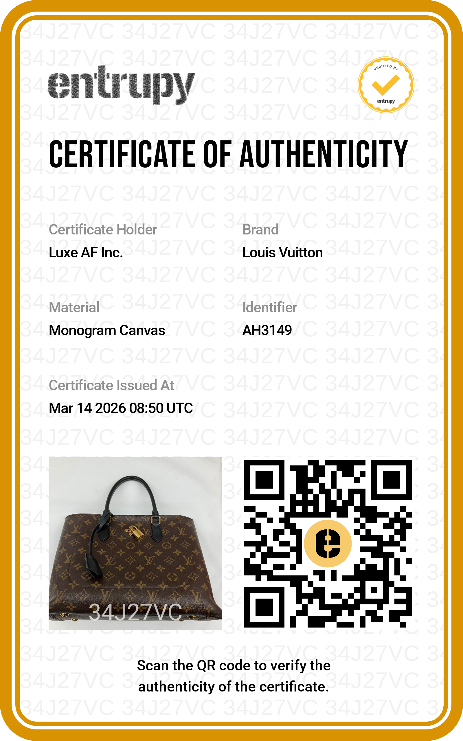 Louis Vuitton Monogram Canvas Flower Tote Handle Bag LV2156