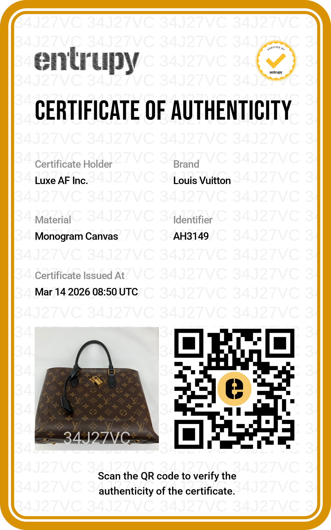 Louis Vuitton Monogram Canvas Flower Tote Handle Bag LV2156