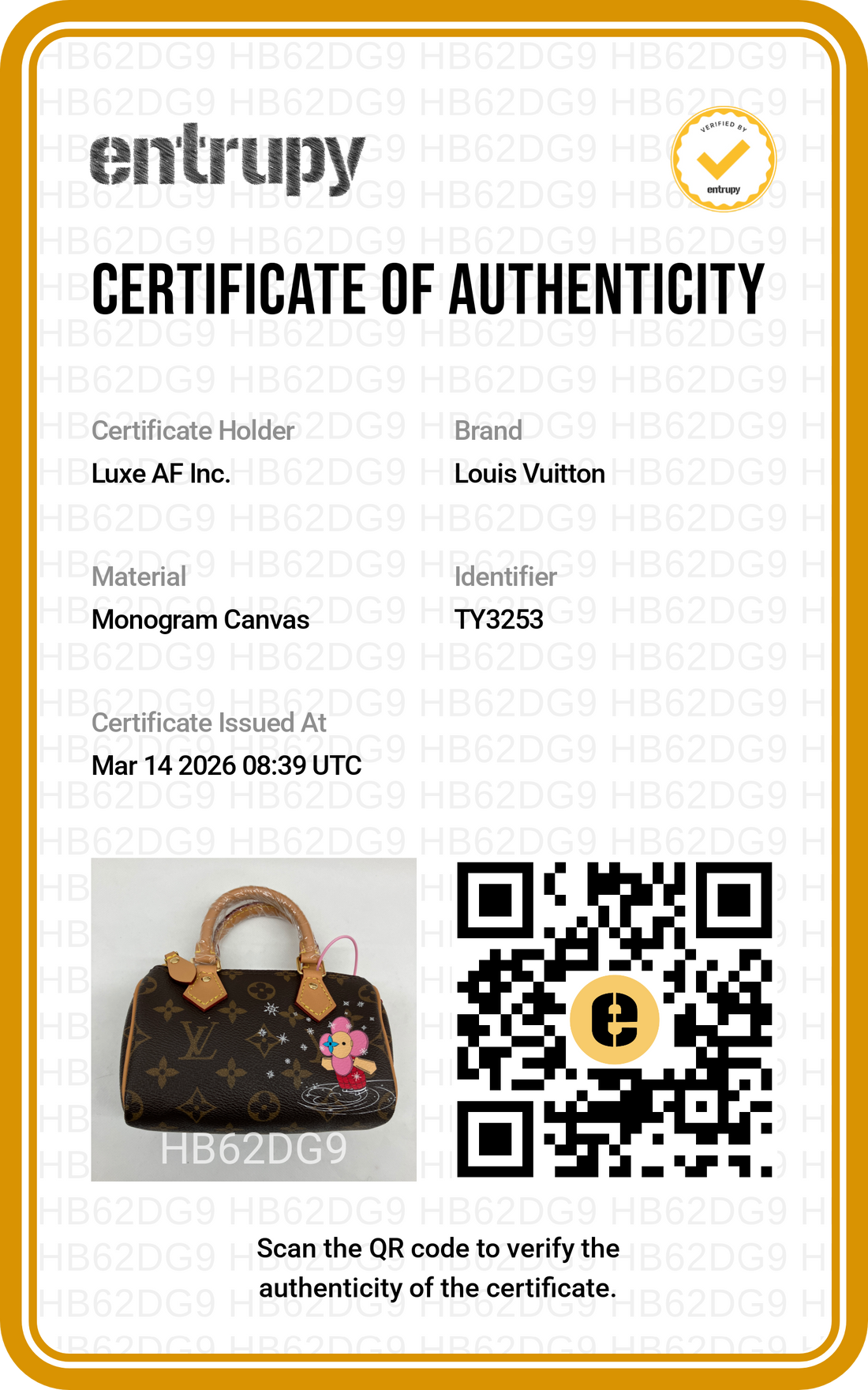 Louis Vuitton Vivienne Holiday Nano Speedy Monogram Handle Bag LV2152