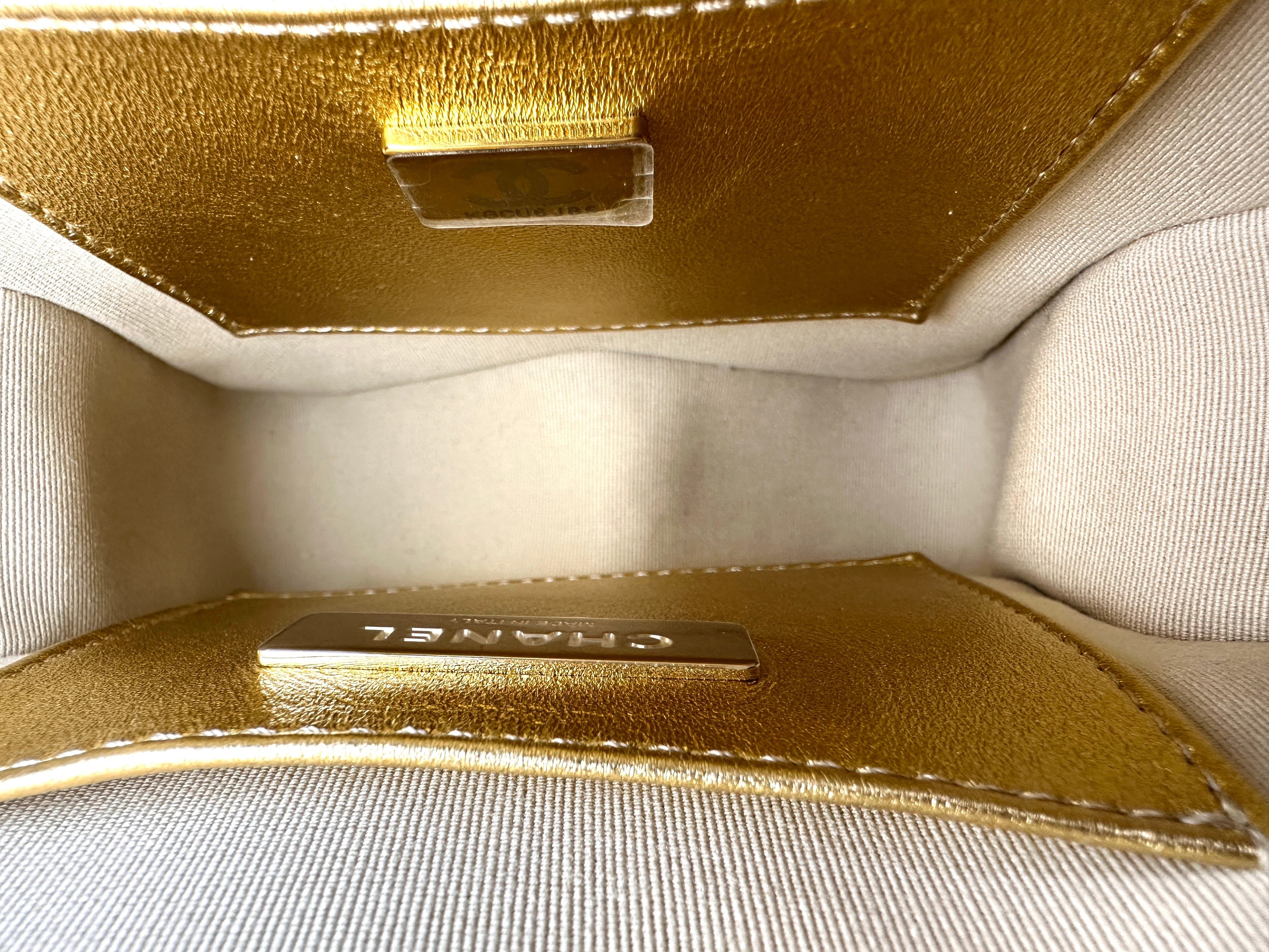 Chanel 24C Walk Of Fame Star Yellow Quilted Leather Chain Bag(KG***85) CC1553