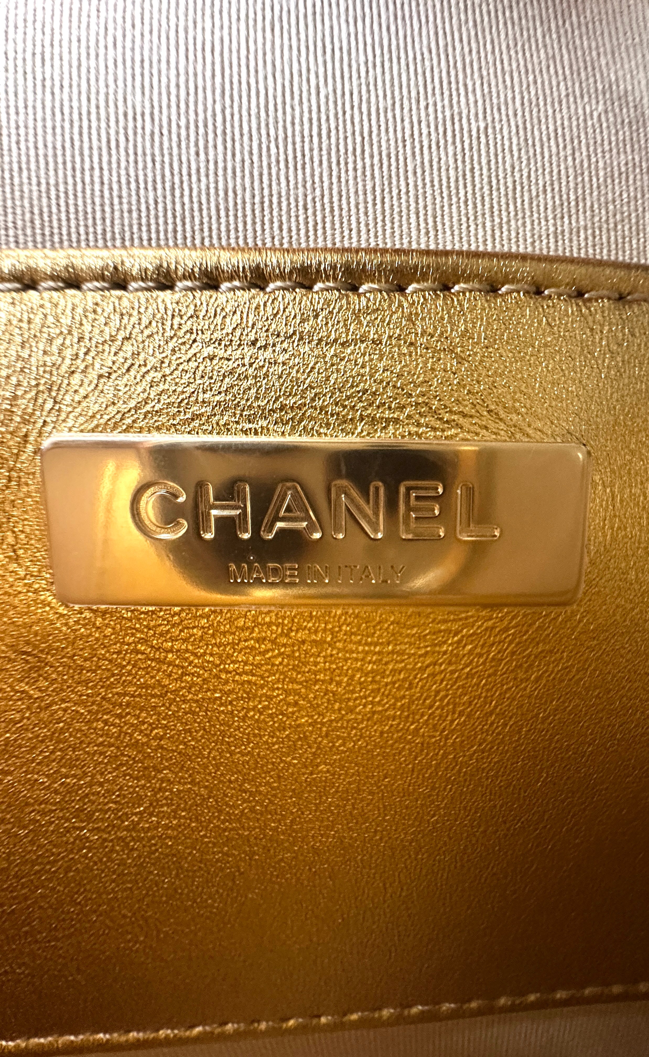 Chanel 24C Walk Of Fame Star Yellow Quilted Leather Chain Bag(KG***85) CC1553