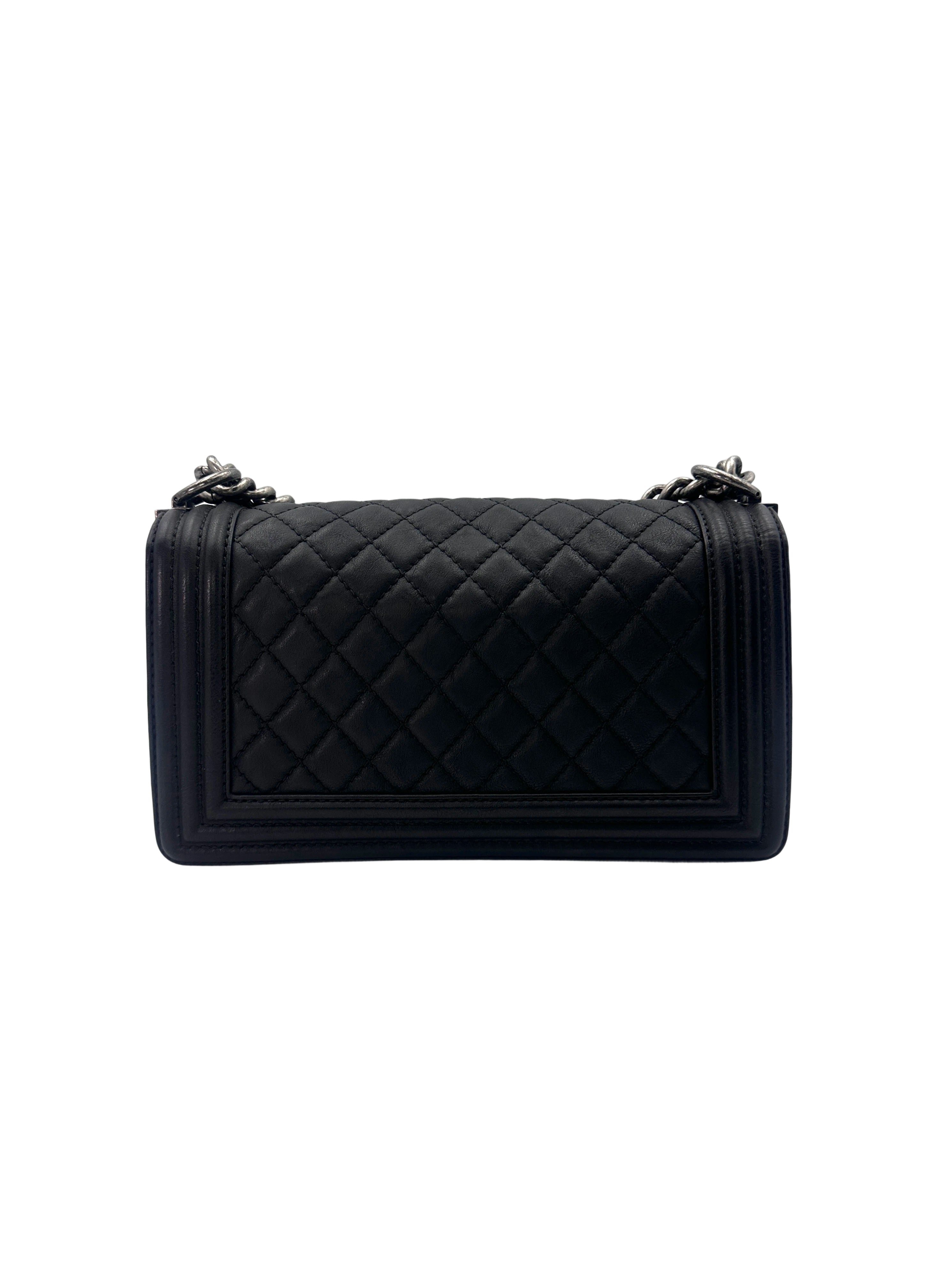 Chanel Paris-Dallas LeBoy Black Quilted Leather Flap Bag With Metal Adornments(19***26) CC1548
