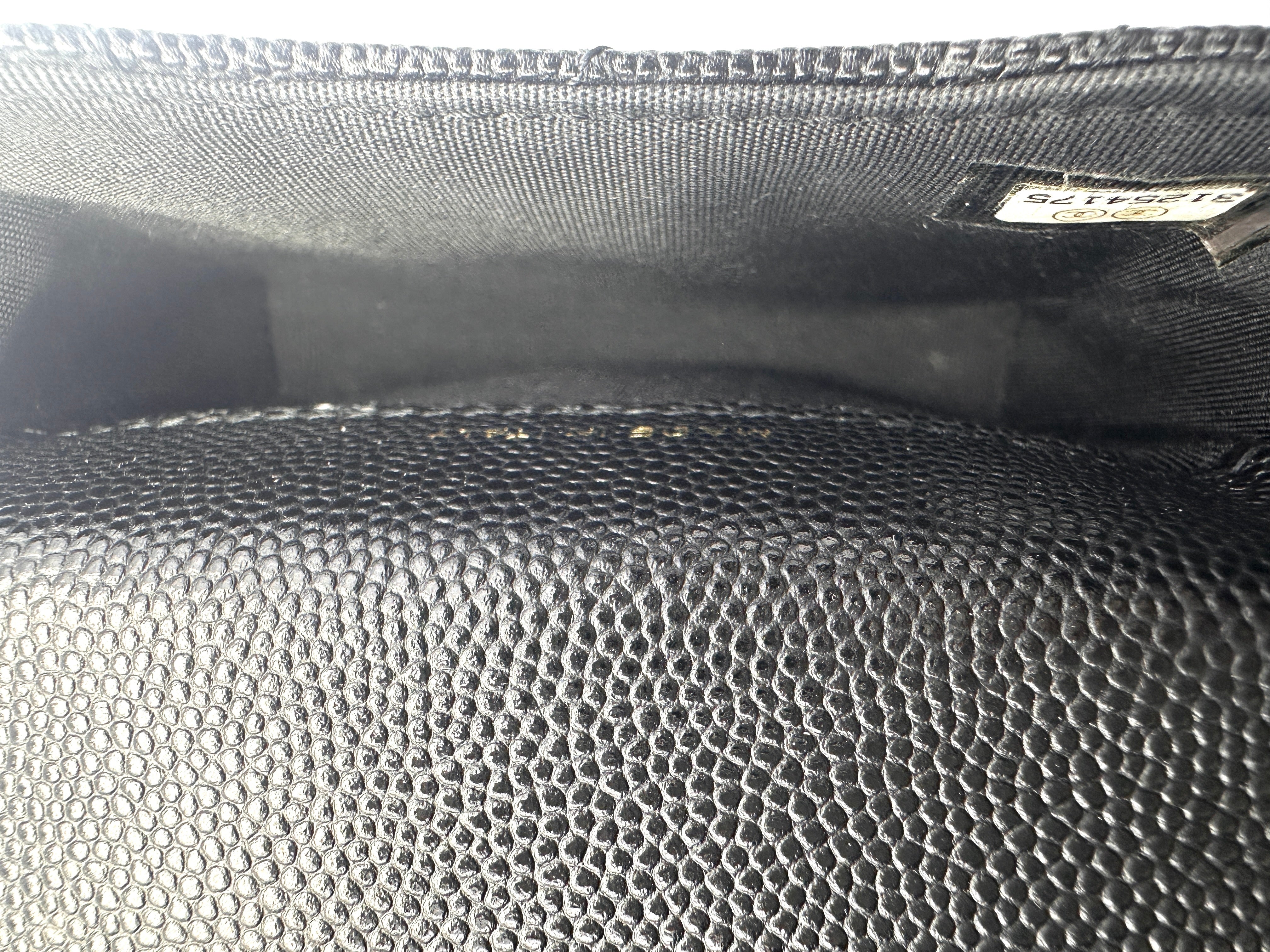 Chanel Black Quilted Leather Pearl Crush Flap Bag(31***75) CC1550