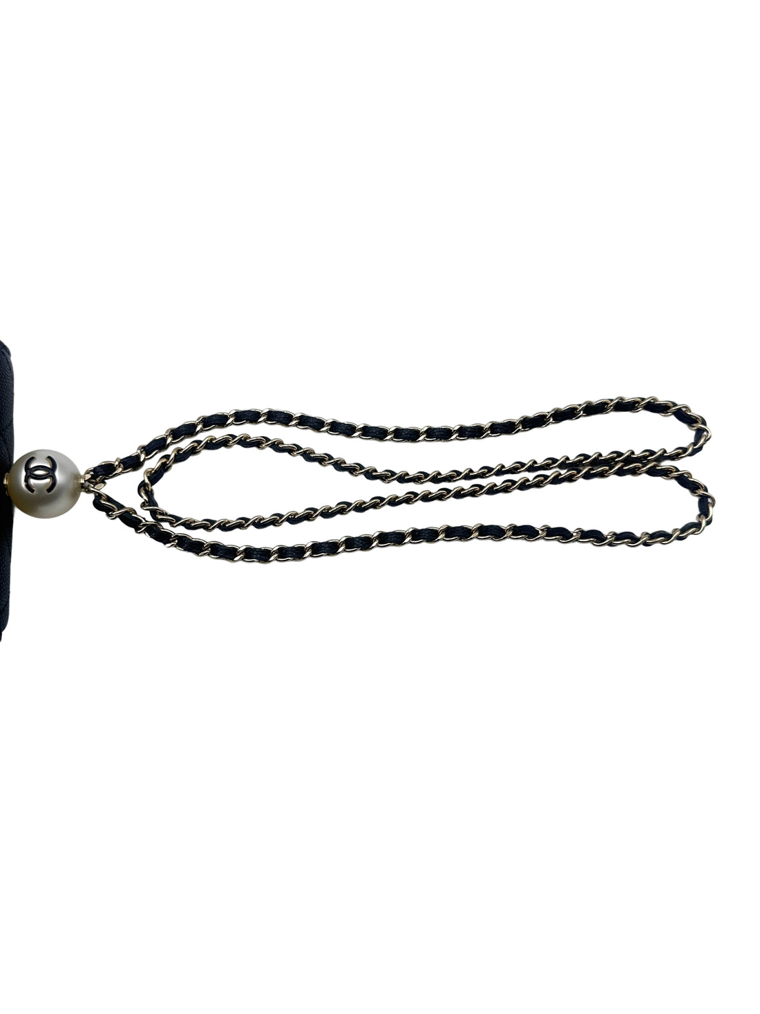 Chanel Black Quilted Leather Pearl Crush Flap Bag(31***75) CC1550