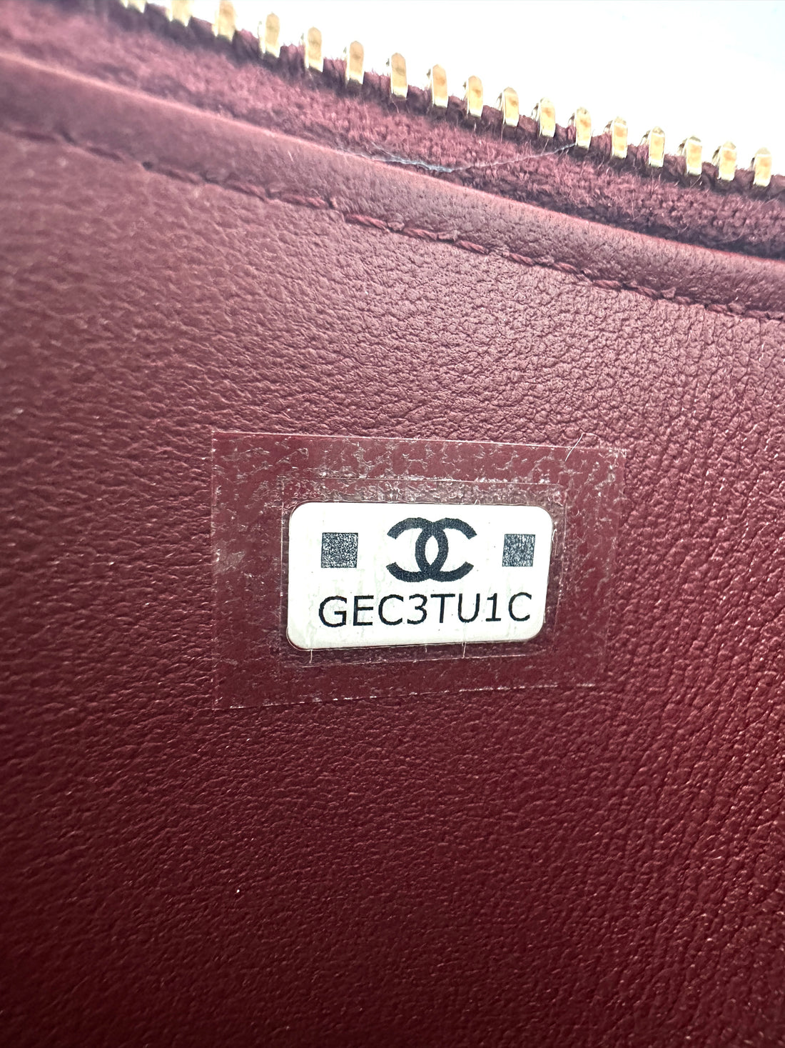 Chanel 23B Red Quilted Lambskin Vanity Case With Gold Hardware(GE***1C) CC1554