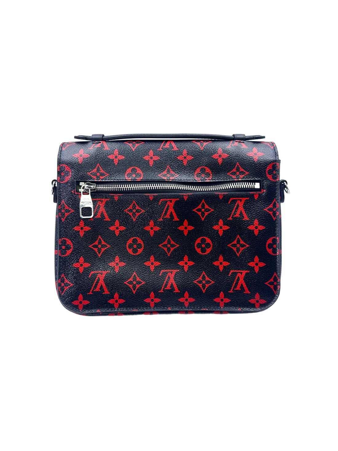 Louis Vuitton Pochette Metis Infrarouge Red/Black Monogram Canvas Shoulder Bag LV2167