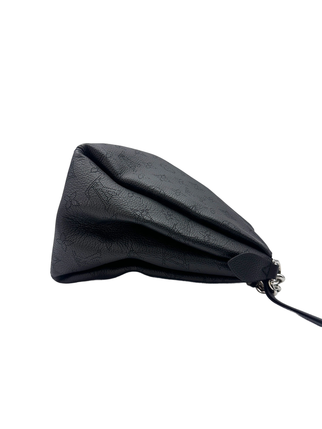 Louis Vuitton Mahina Babyone Black Perforated Leather Chain Bag LV2175